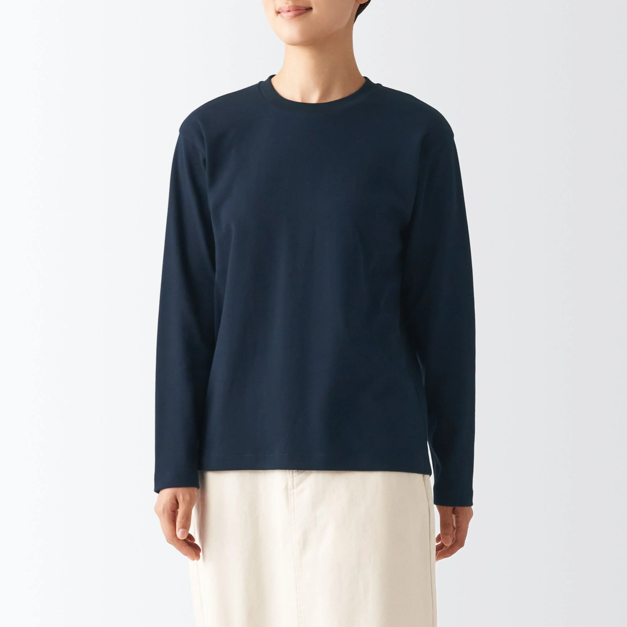 Women's Interlock Crew Neck Long Sleeve T-Shirt