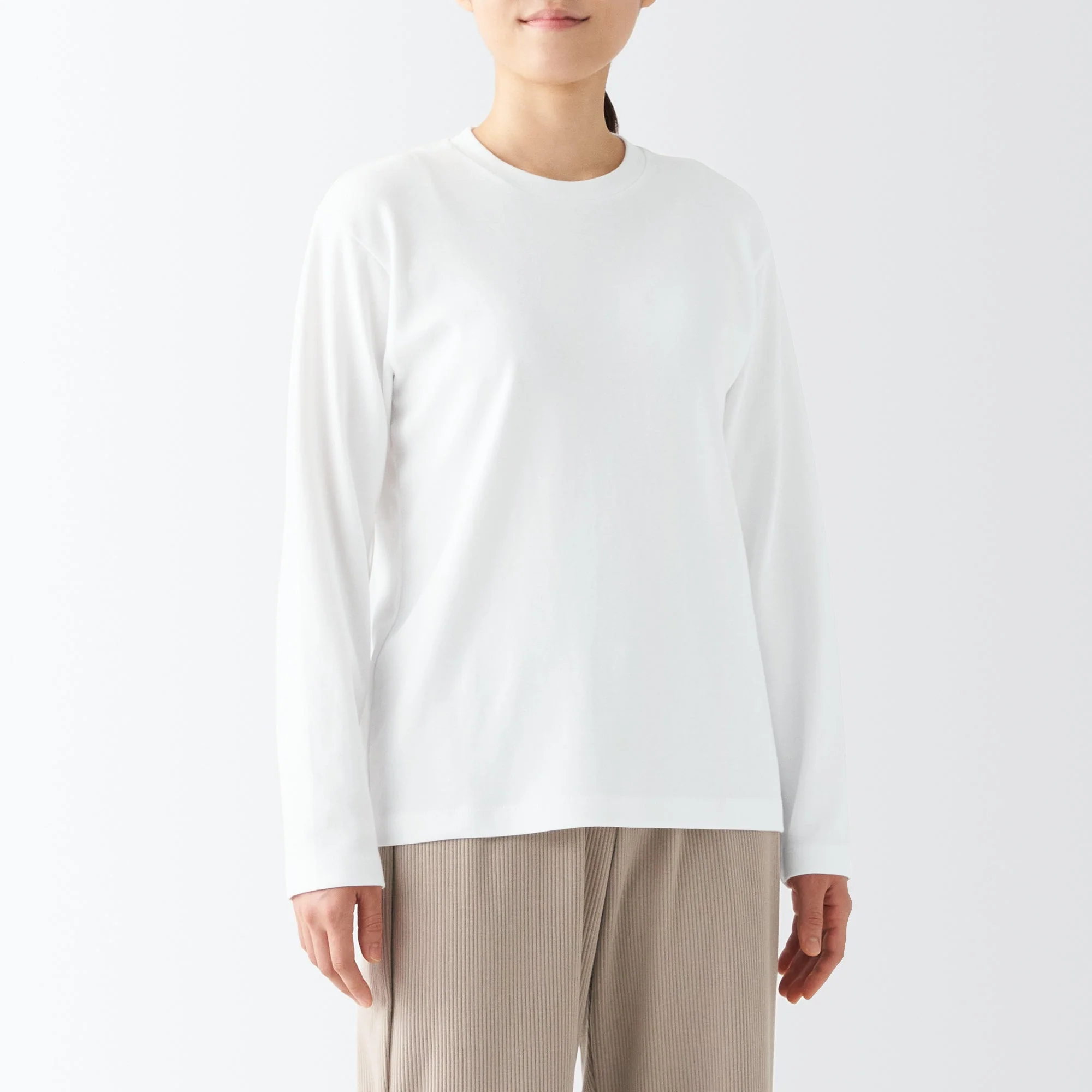 Women's Interlock Crew Neck Long Sleeve T-Shirt - Image 18