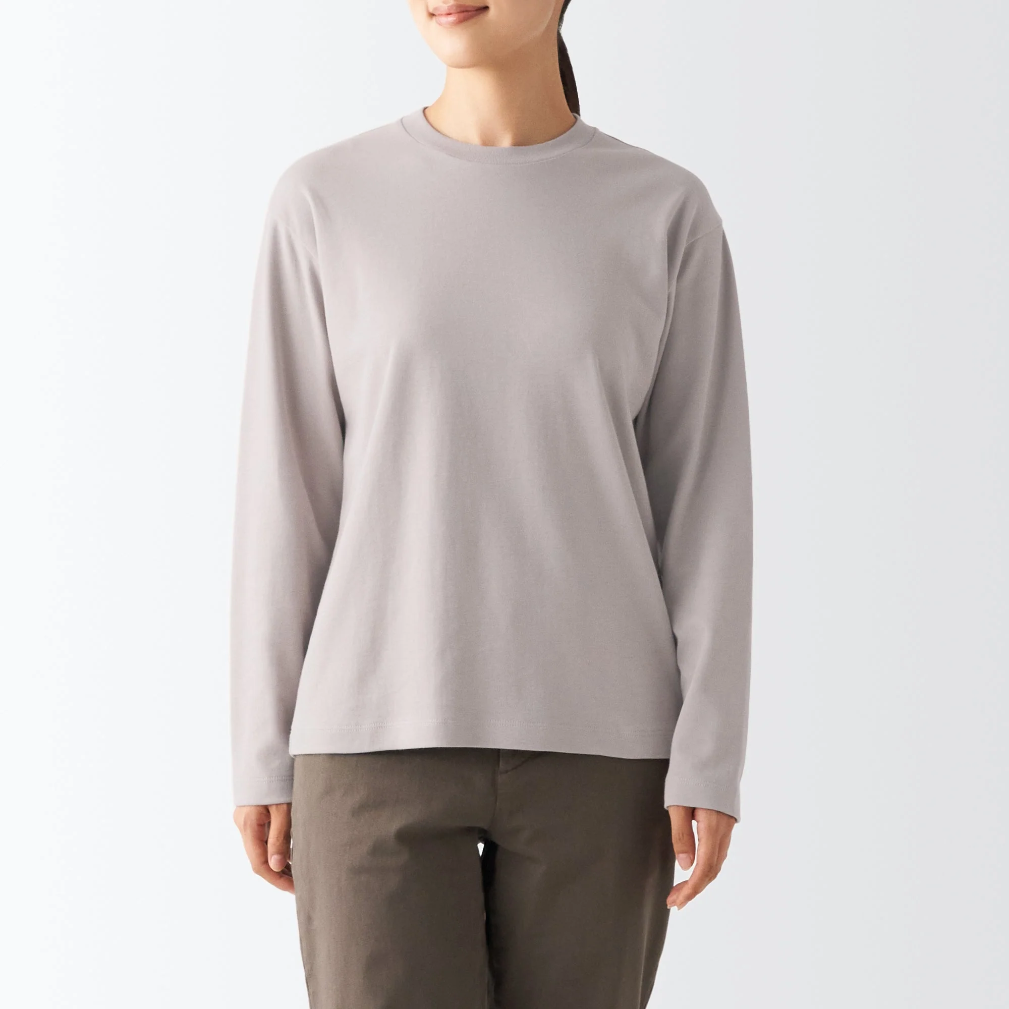 Women's Interlock Crew Neck Long Sleeve T-Shirt - Image 35
