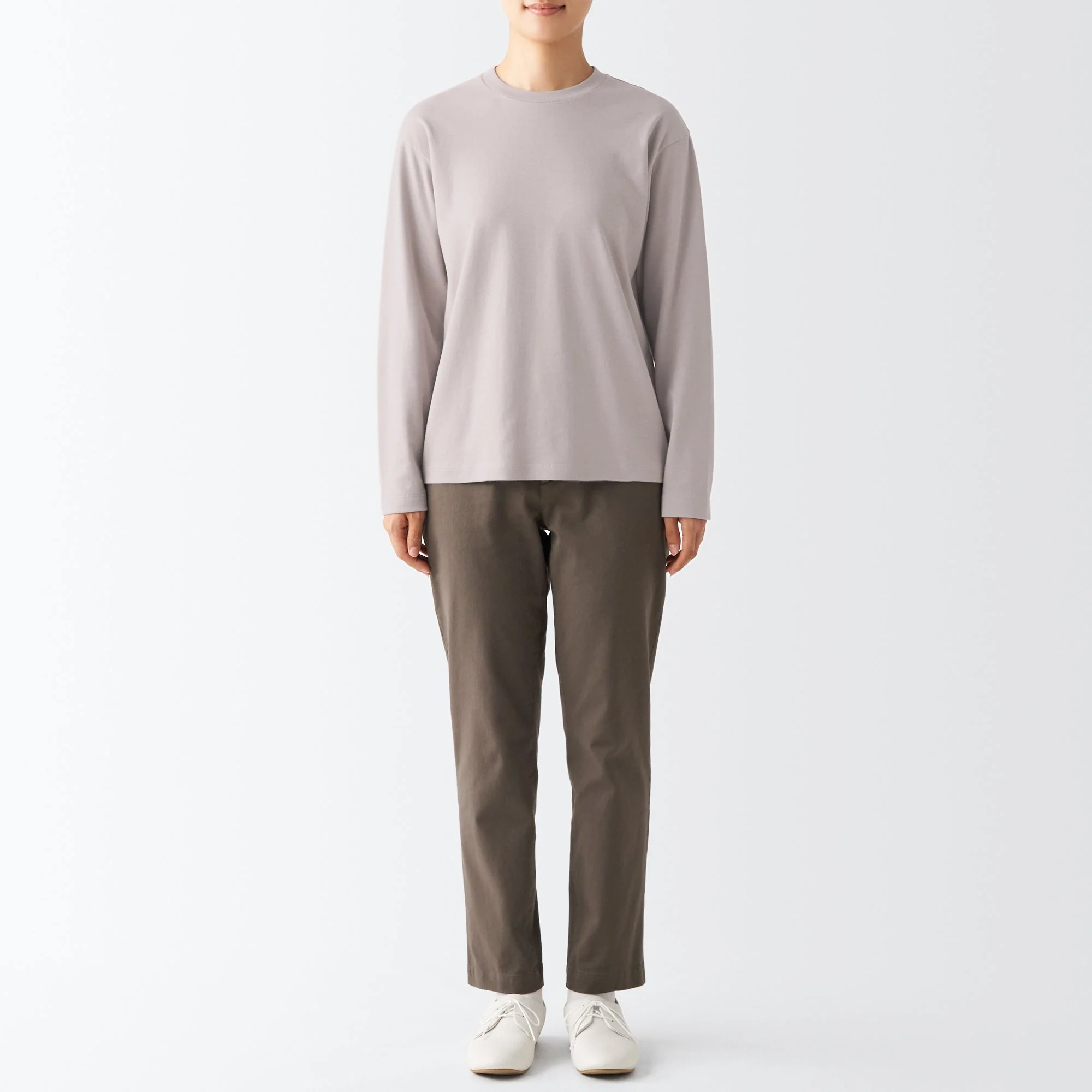Women's Interlock Crew Neck Long Sleeve T-Shirt - Image 36