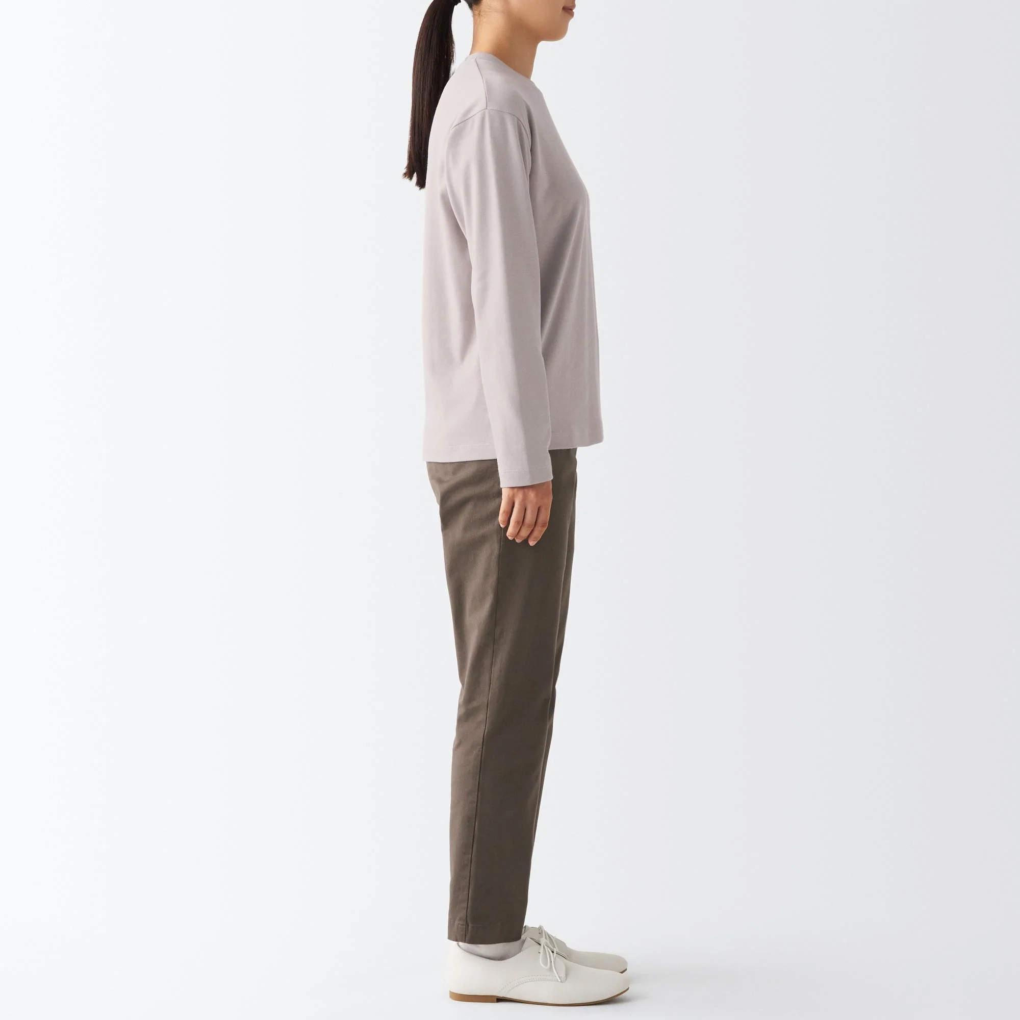 Women's Interlock Crew Neck Long Sleeve T-Shirt - Image 37
