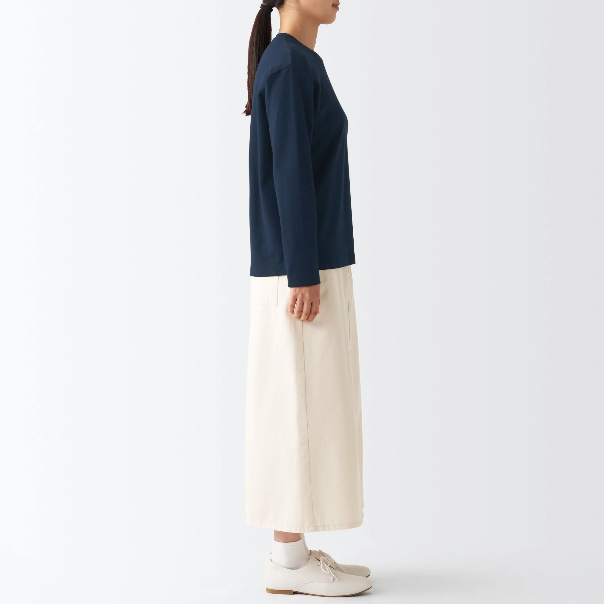 Women's Interlock Crew Neck Long Sleeve T-Shirt - Image 4