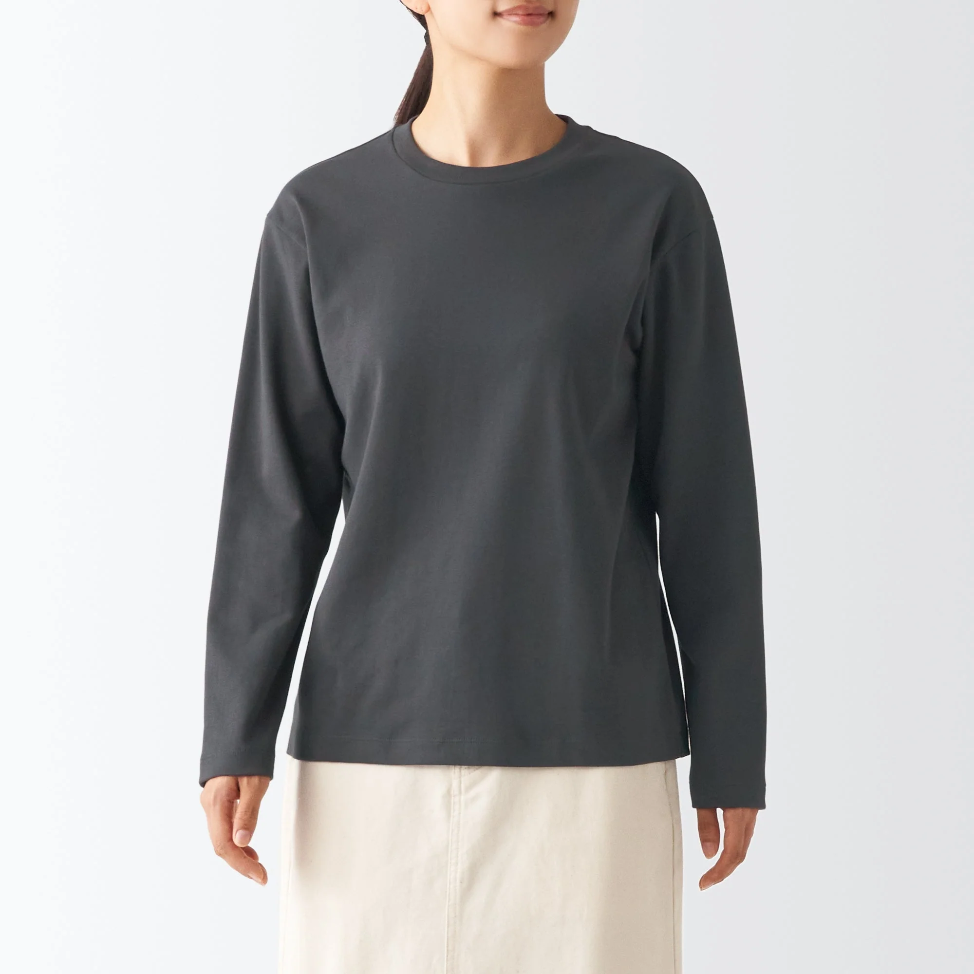 Women's Interlock Crew Neck Long Sleeve T-Shirt - Image 43