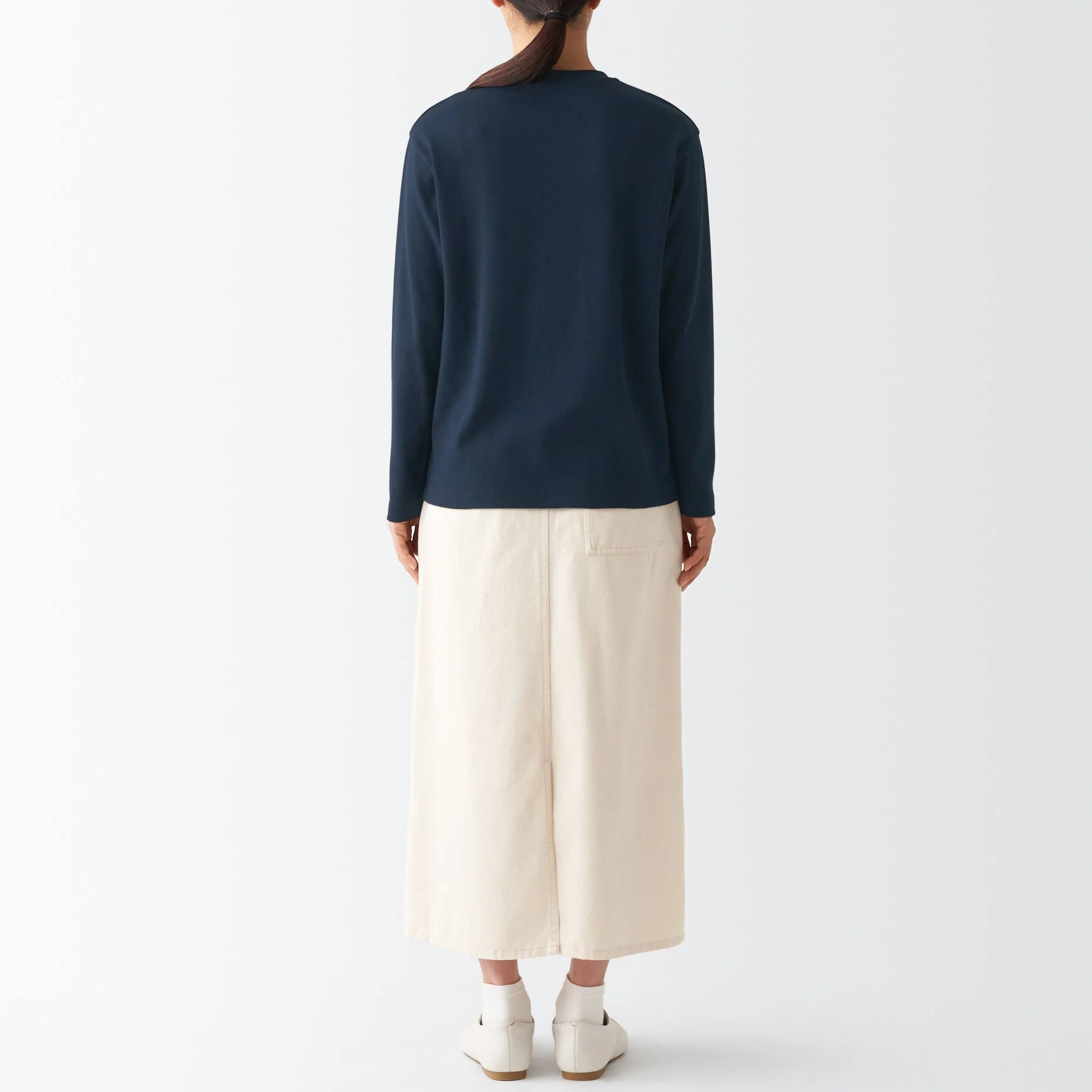 Women's Interlock Crew Neck Long Sleeve T-Shirt - Image 5