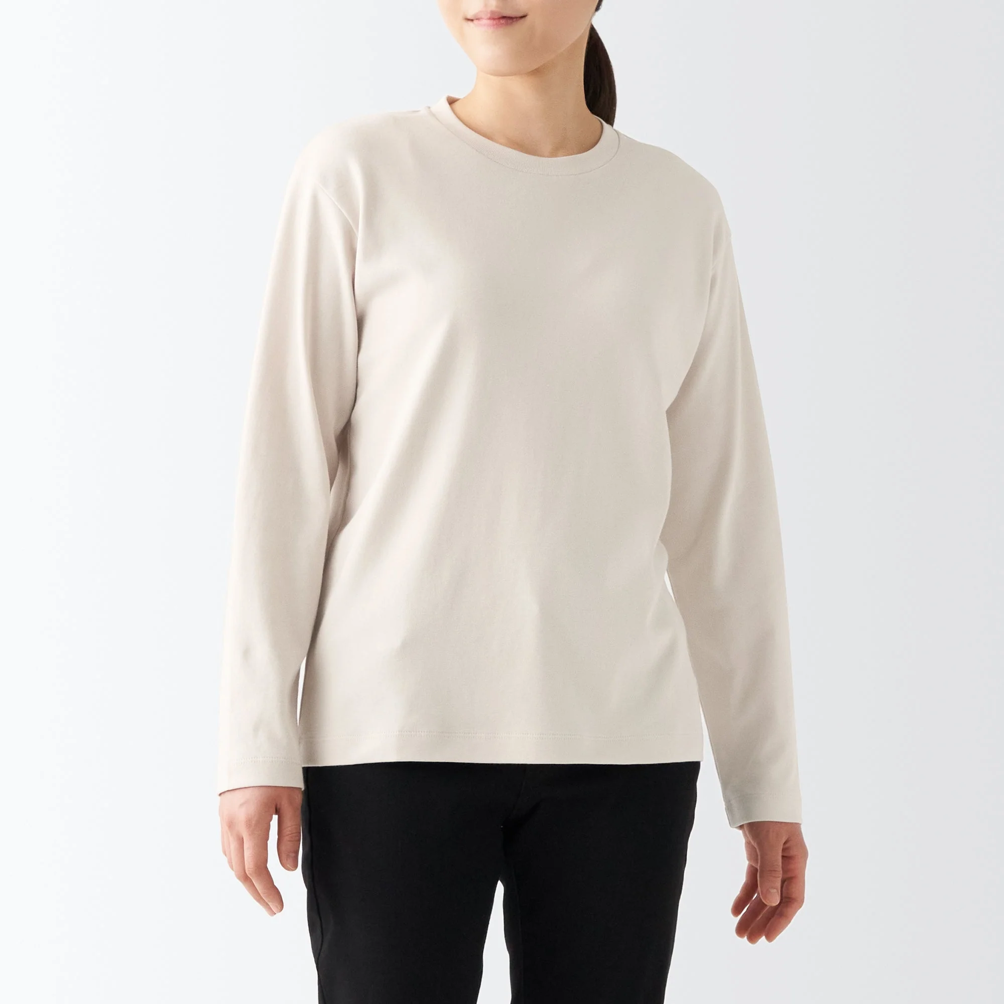Women's Interlock Crew Neck Long Sleeve T-Shirt - Image 59