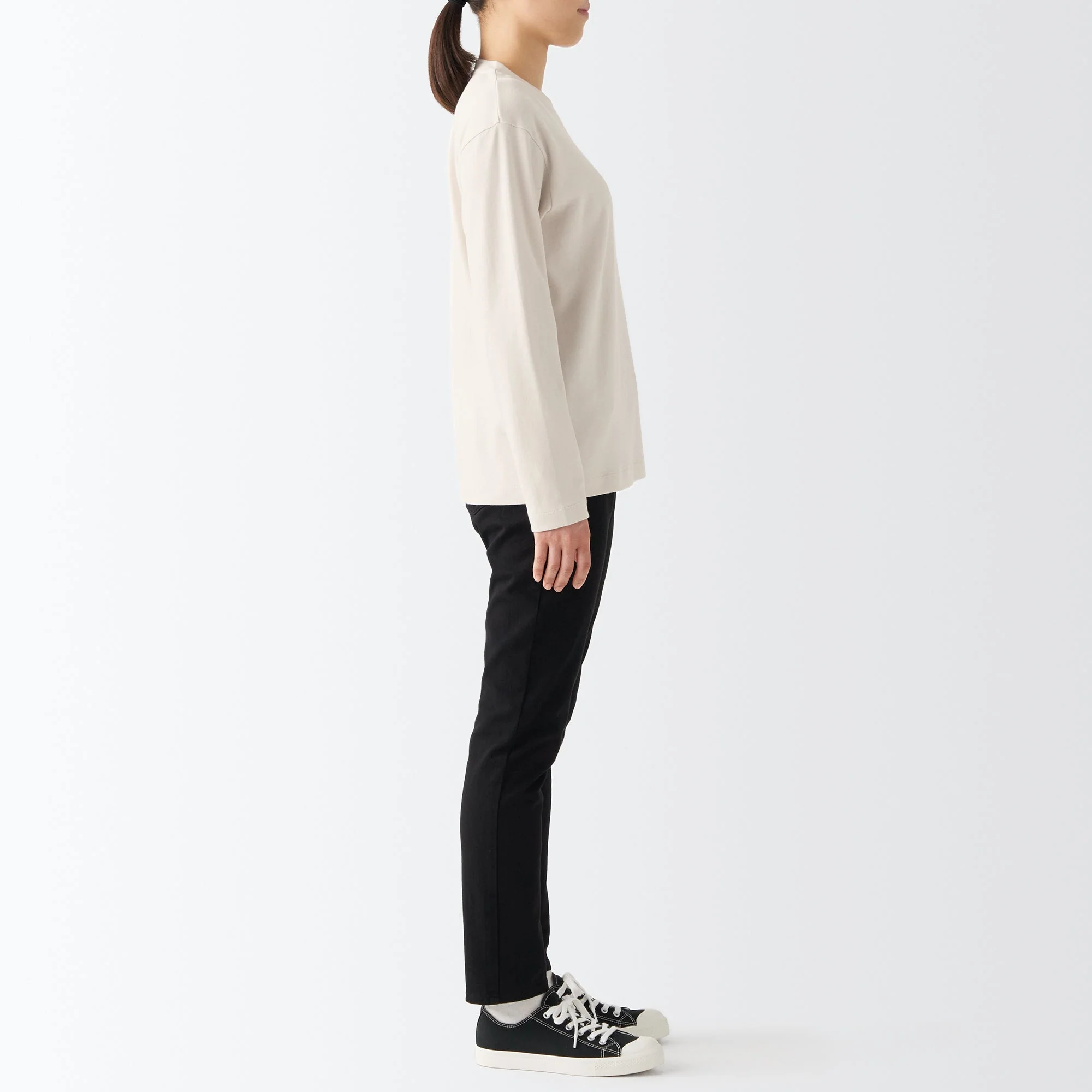 Women's Interlock Crew Neck Long Sleeve T-Shirt - Image 61