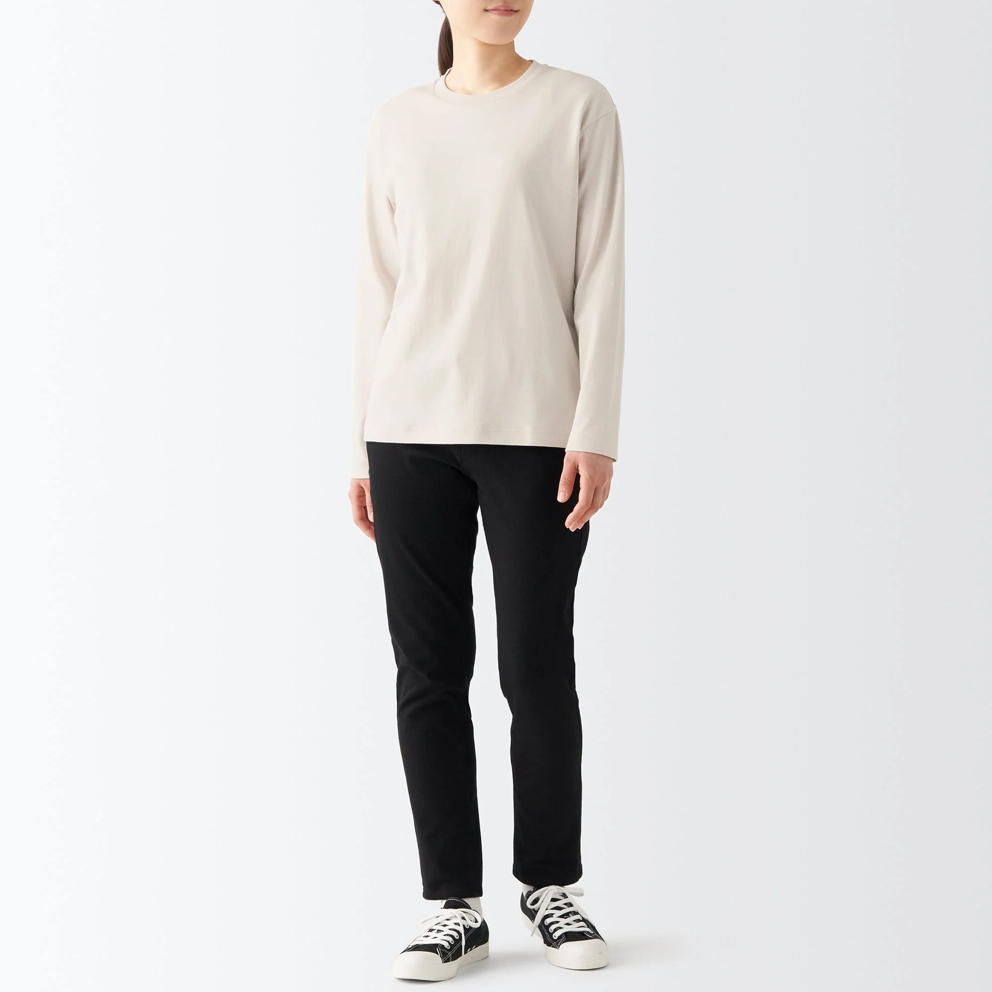 Women's Interlock Crew Neck Long Sleeve T-Shirt - Image 63