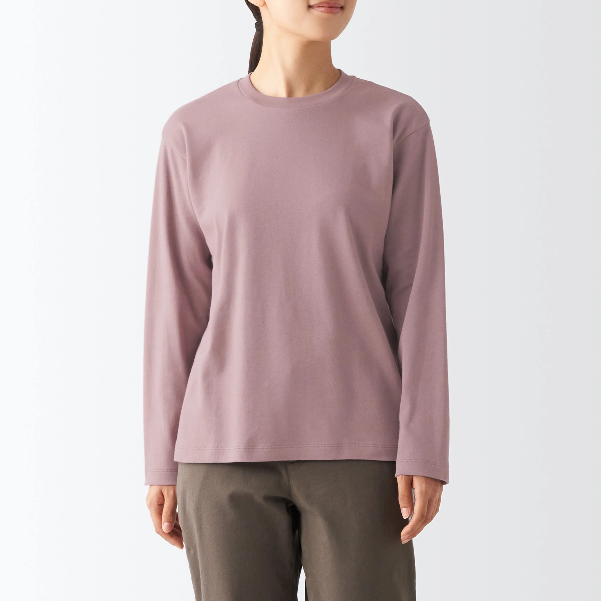 Women's Interlock Crew Neck Long Sleeve T-Shirt - Image 67