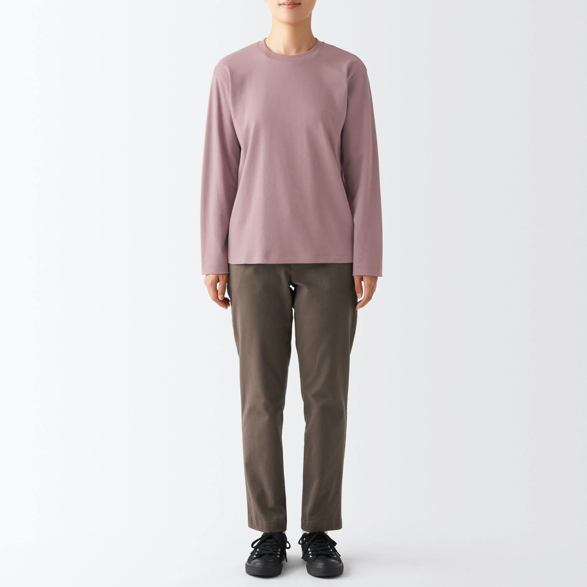 Women's Interlock Crew Neck Long Sleeve T-Shirt - Image 68
