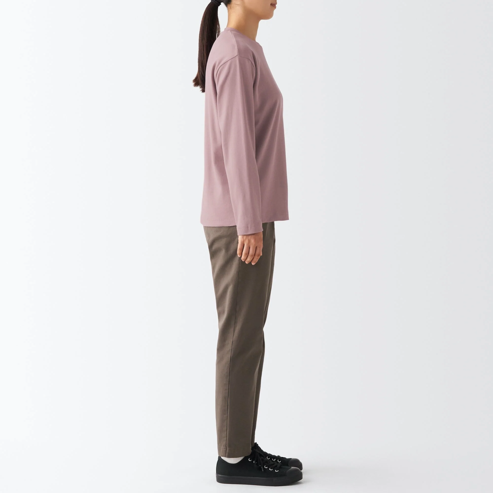 Women's Interlock Crew Neck Long Sleeve T-Shirt - Image 69