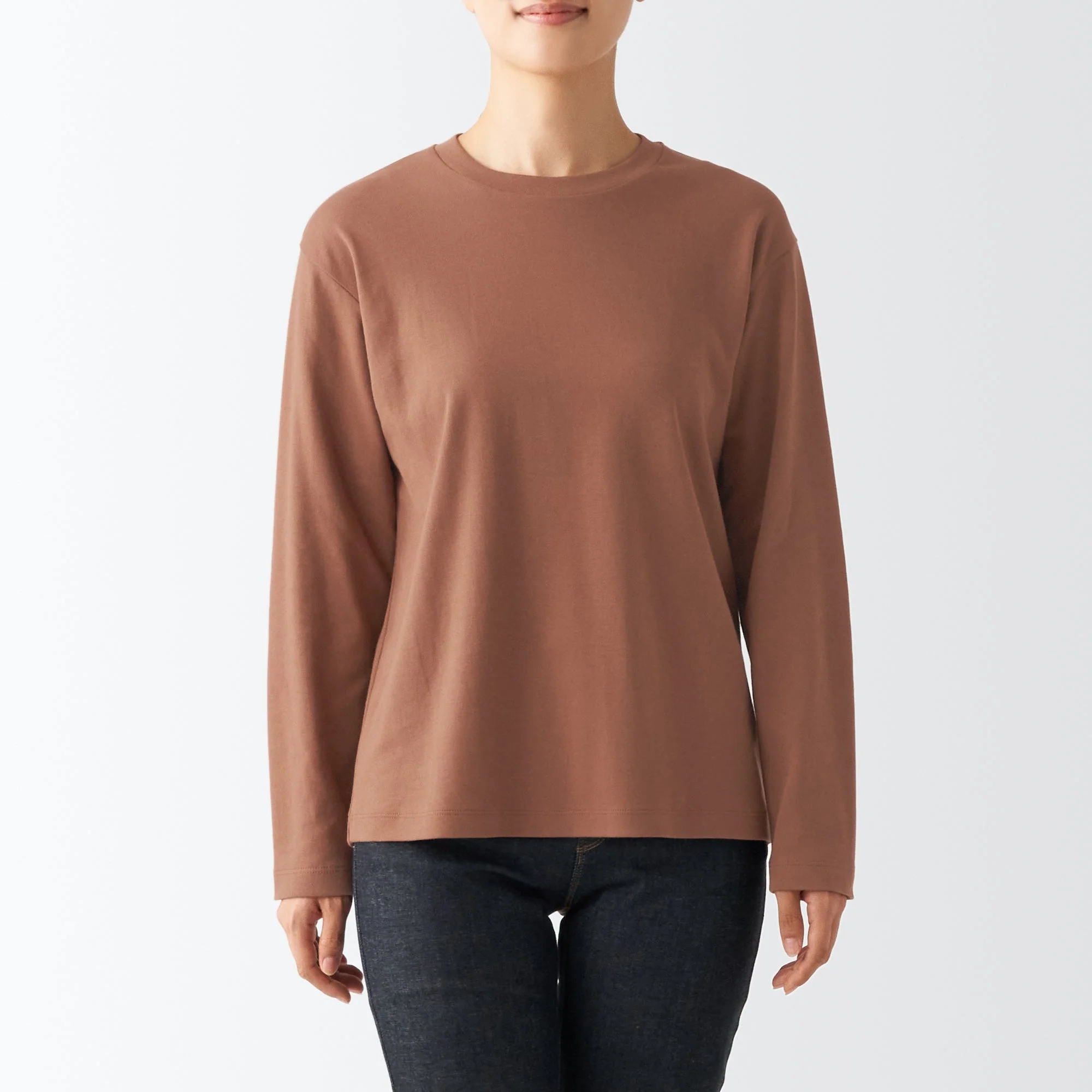 Women's Interlock Crew Neck Long Sleeve T-Shirt - Image 75