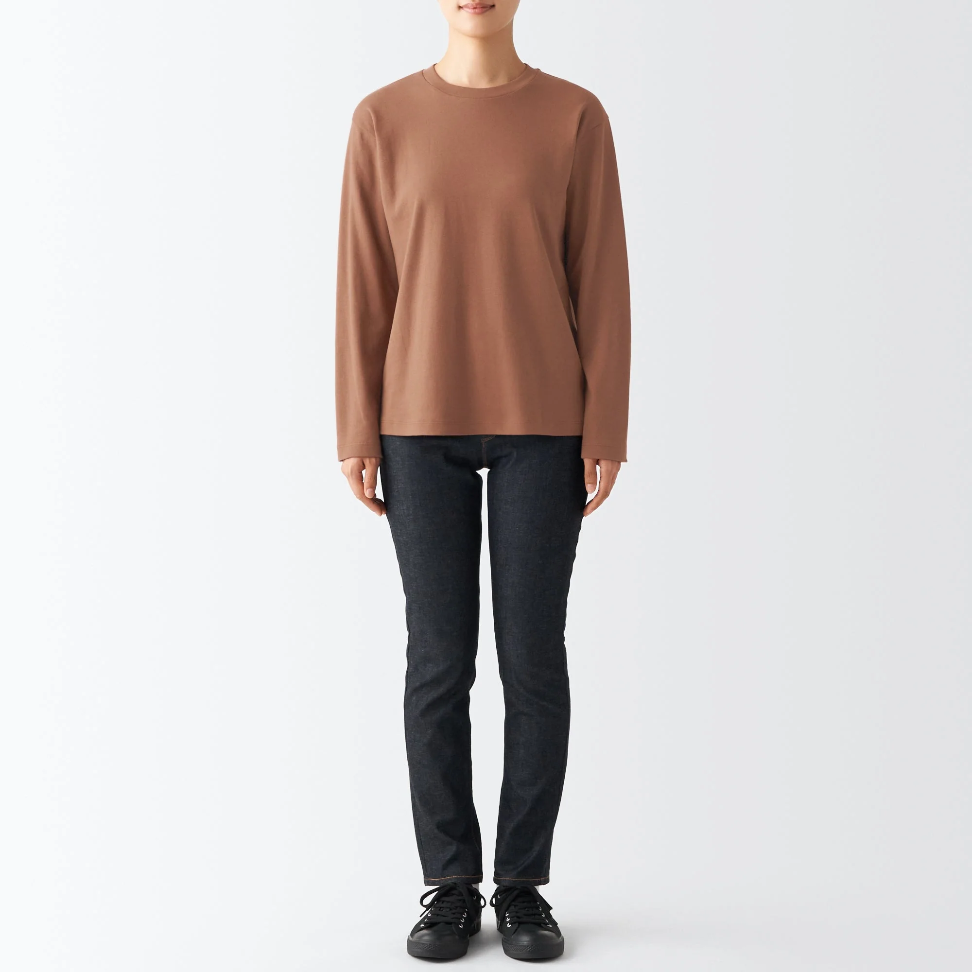 Women's Interlock Crew Neck Long Sleeve T-Shirt - Image 76