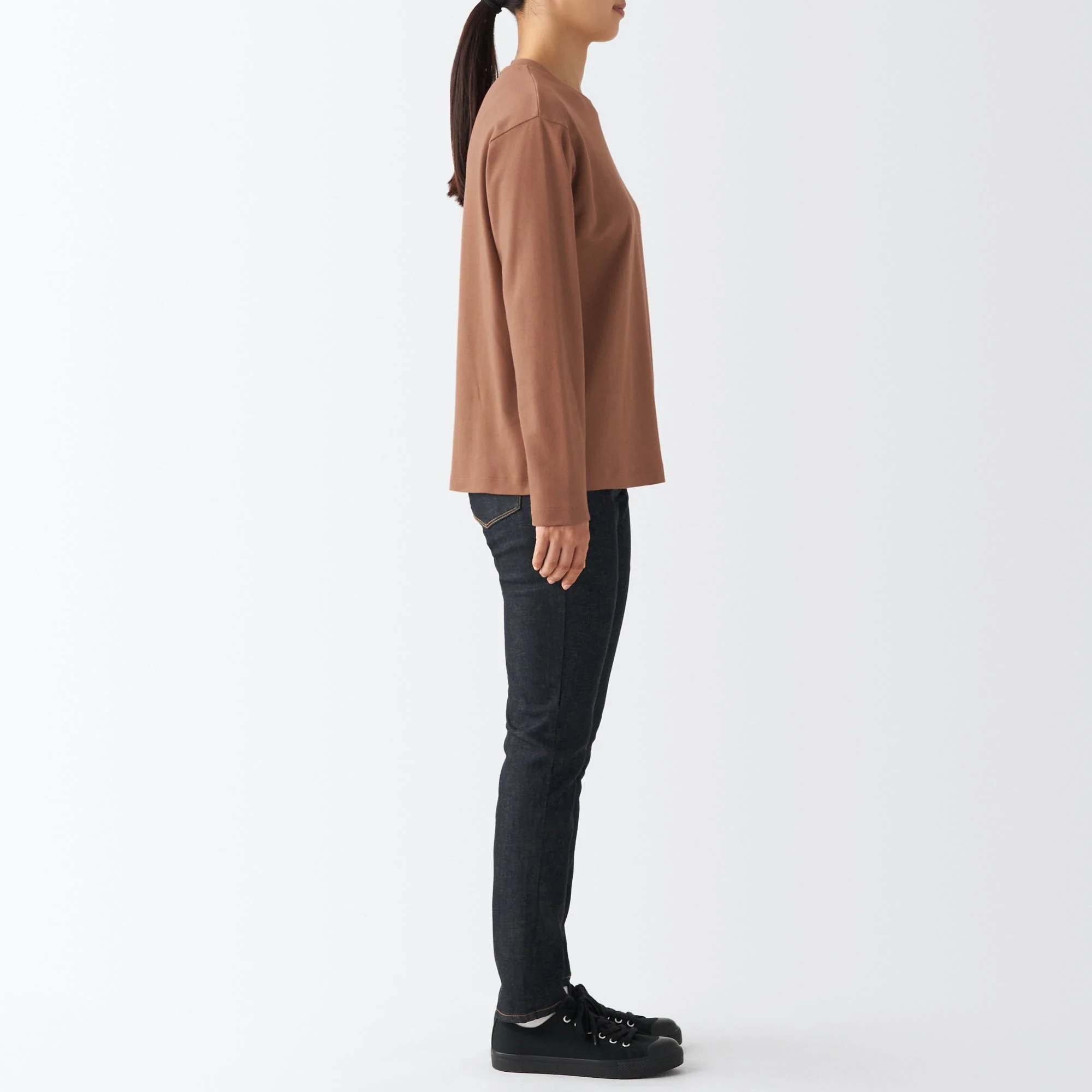 Women's Interlock Crew Neck Long Sleeve T-Shirt - Image 77
