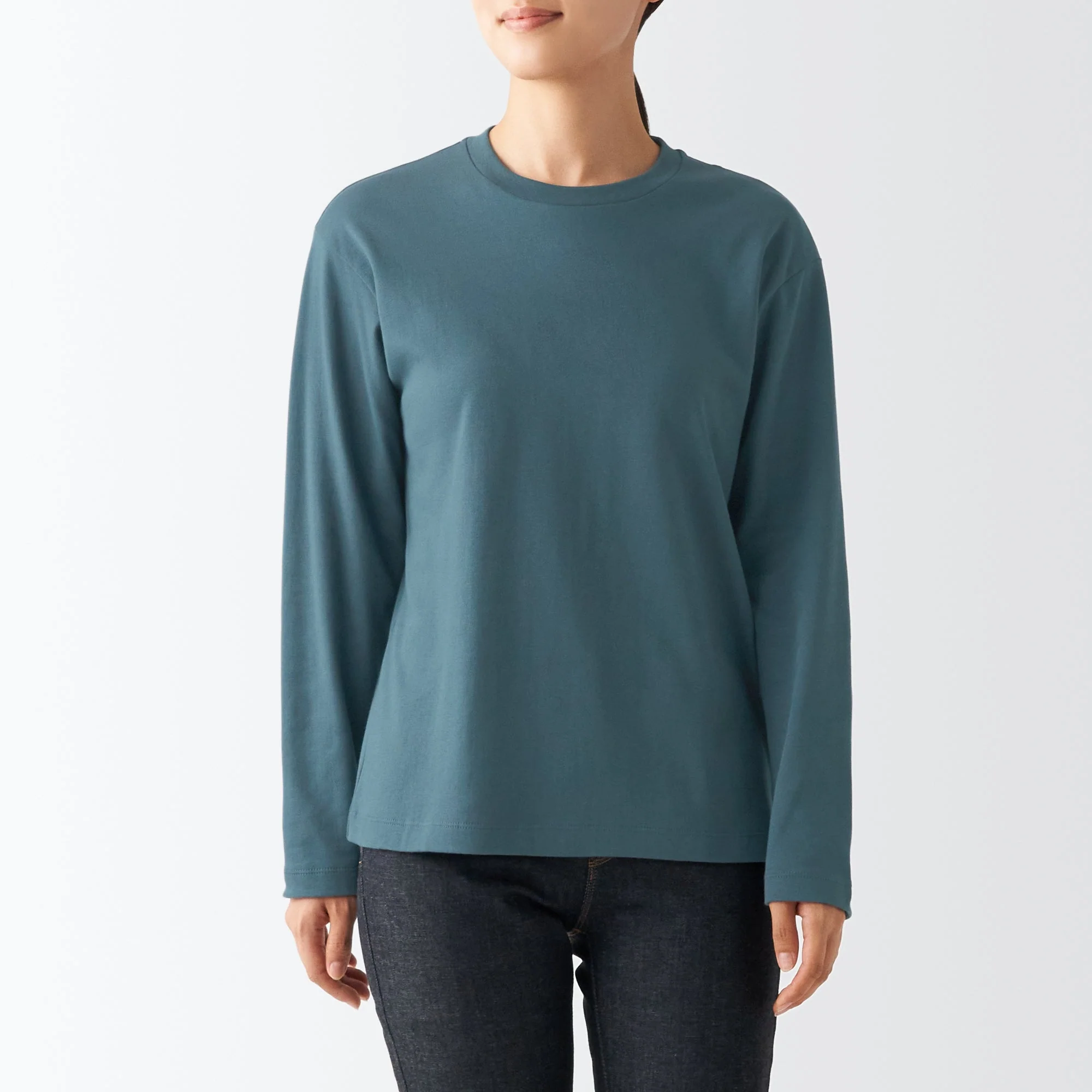 Women's Interlock Crew Neck Long Sleeve T-Shirt - Image 83