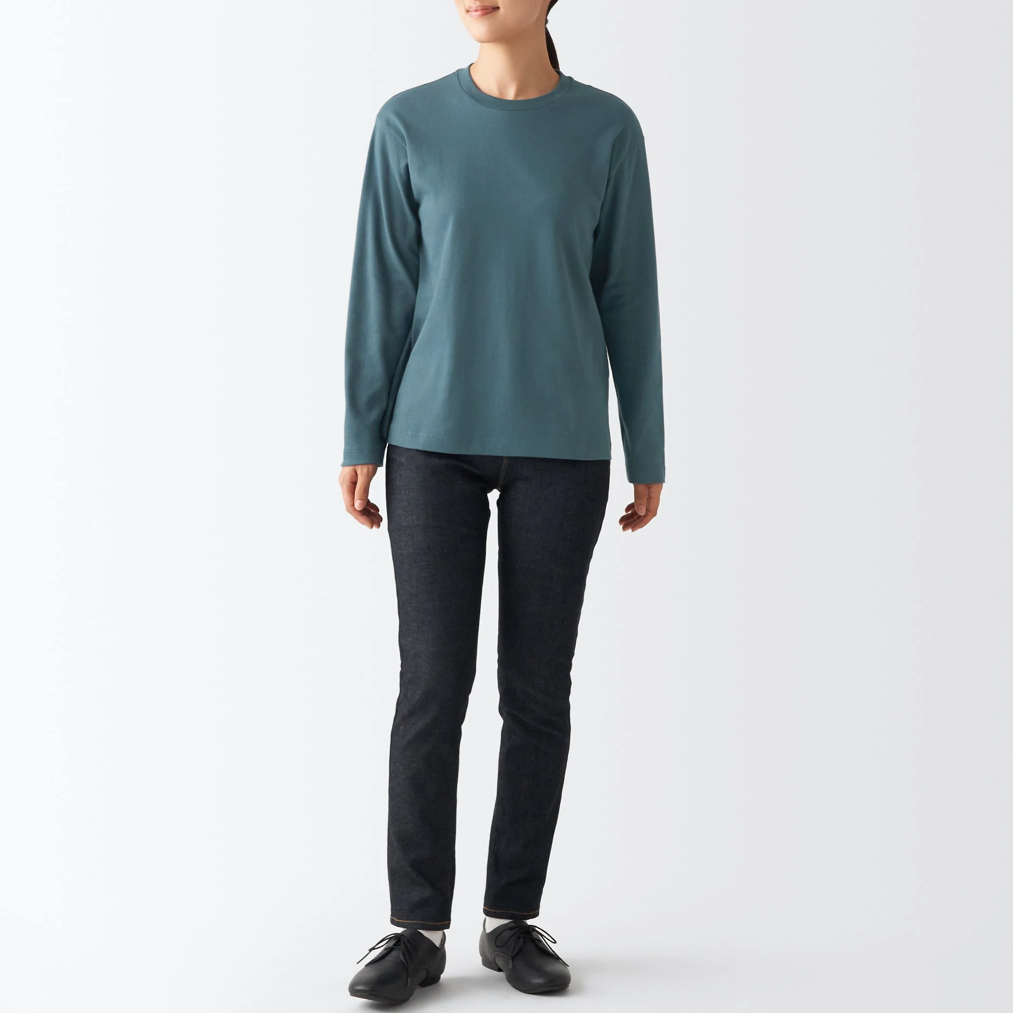 Women's Interlock Crew Neck Long Sleeve T-Shirt - Image 87