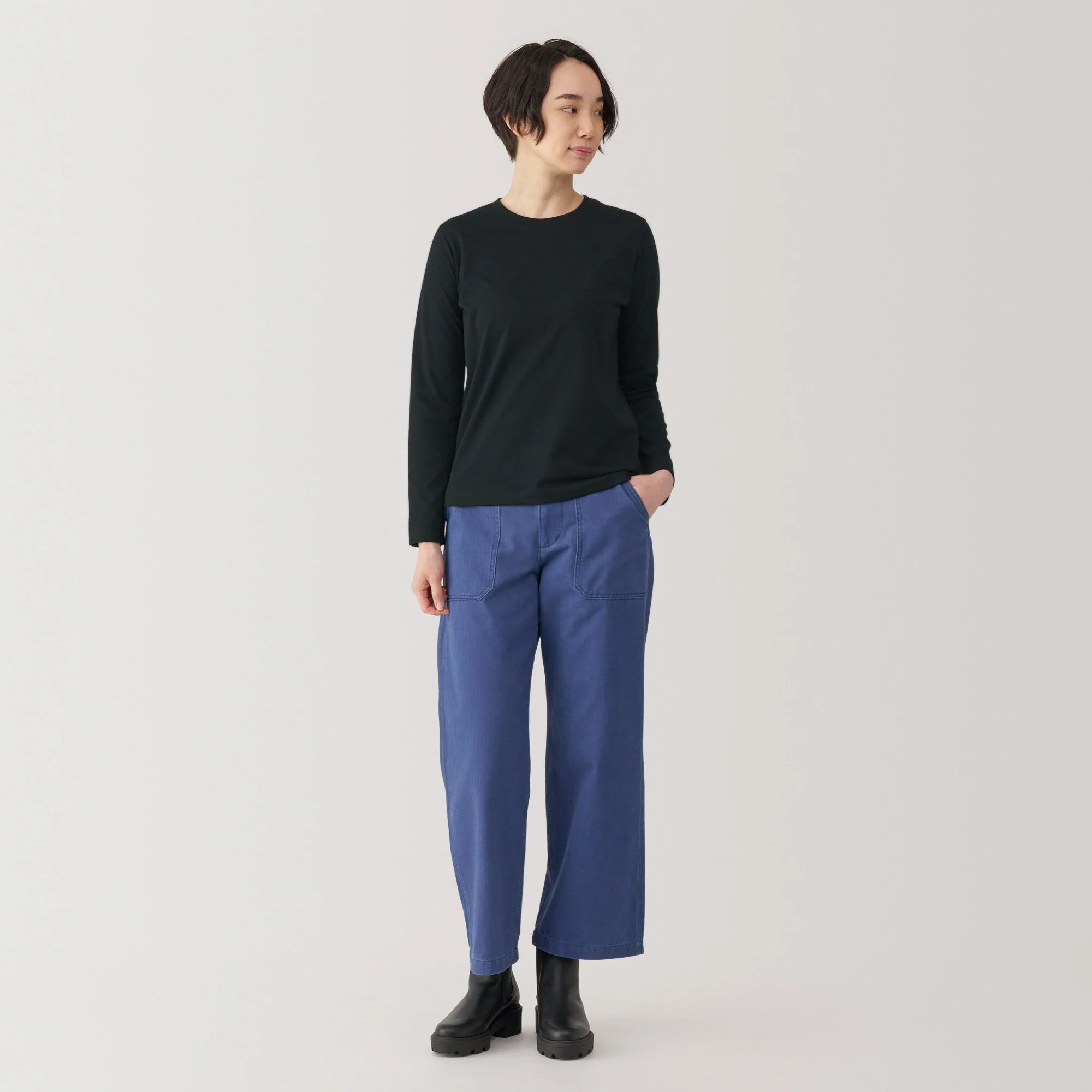 Jersey Cotton Crewneck T-Shirt - Image 4