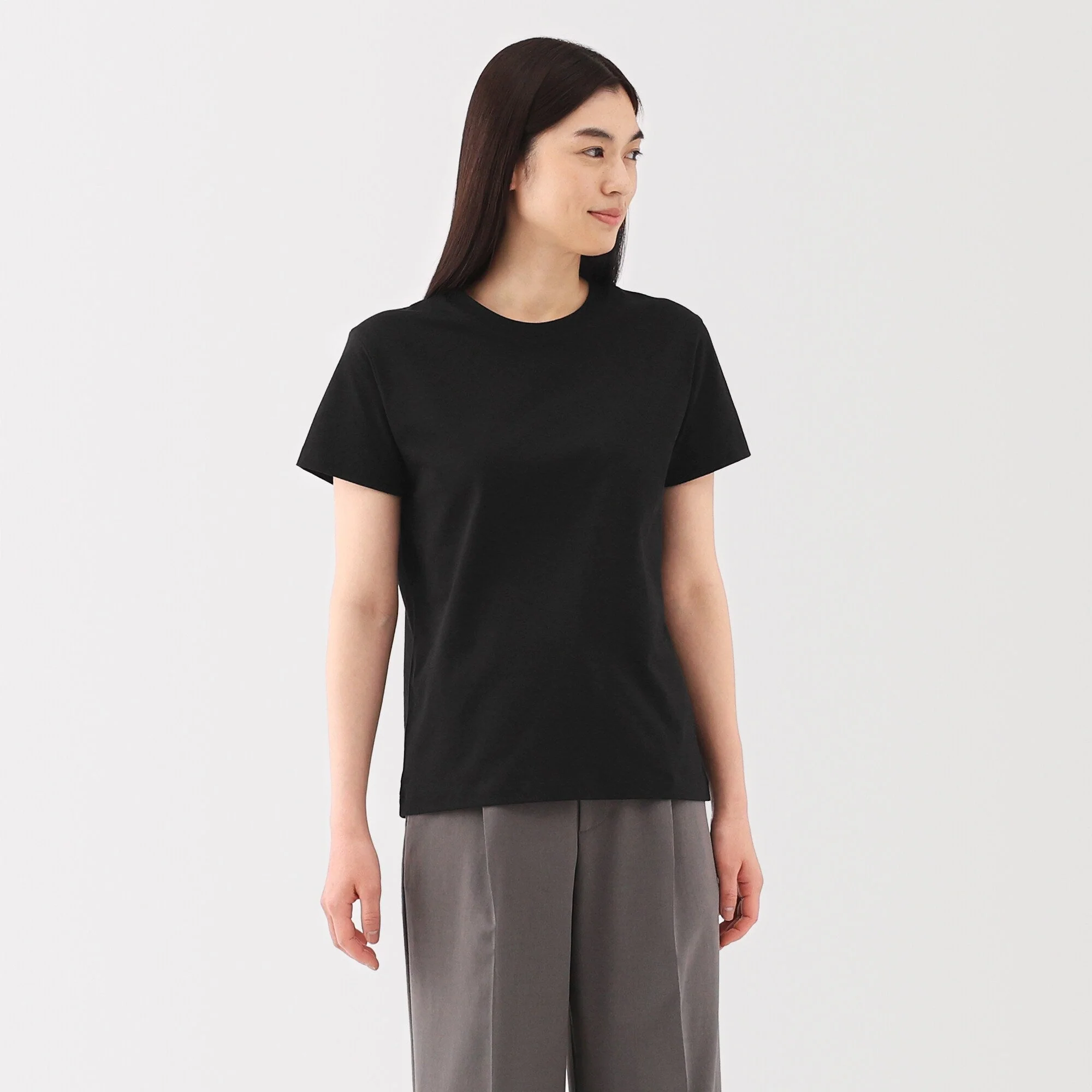 Women's Jersey Crew Neck Short Sleeve T-Shirt - Image 27