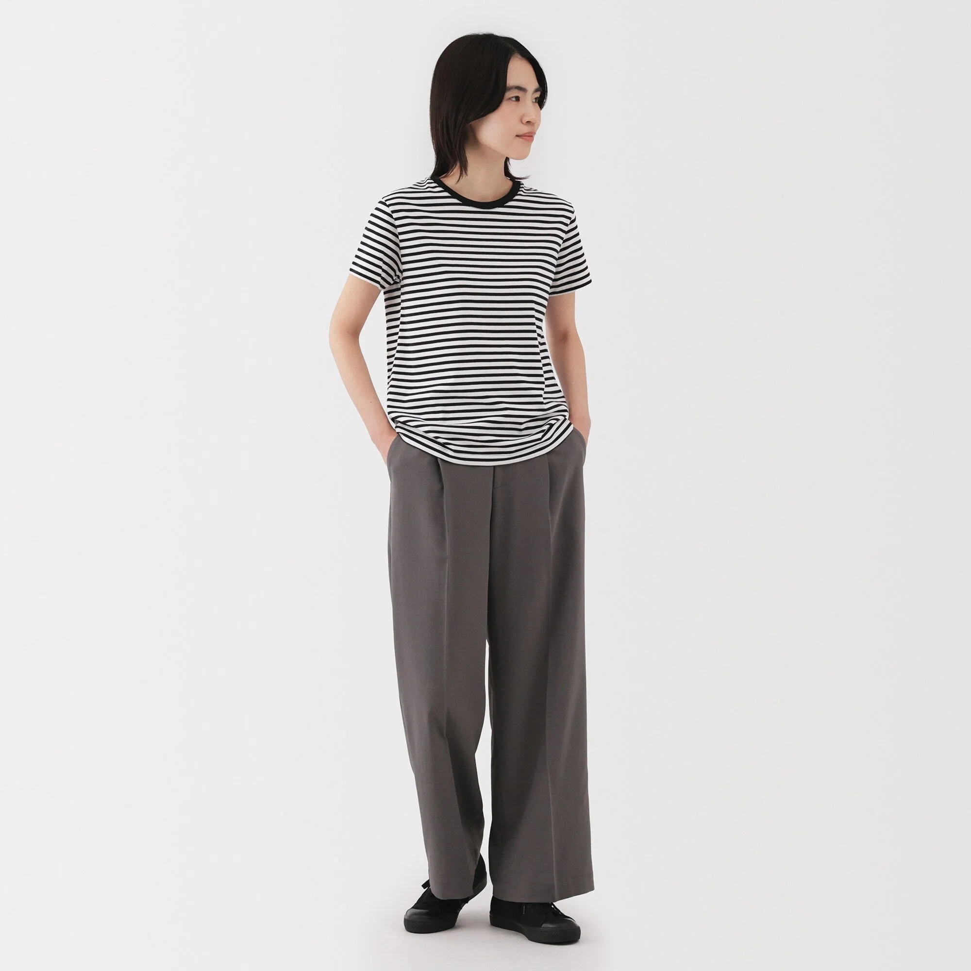 Women's Jersey Crew Neck Short Sleeve T-Shirt - Image 45