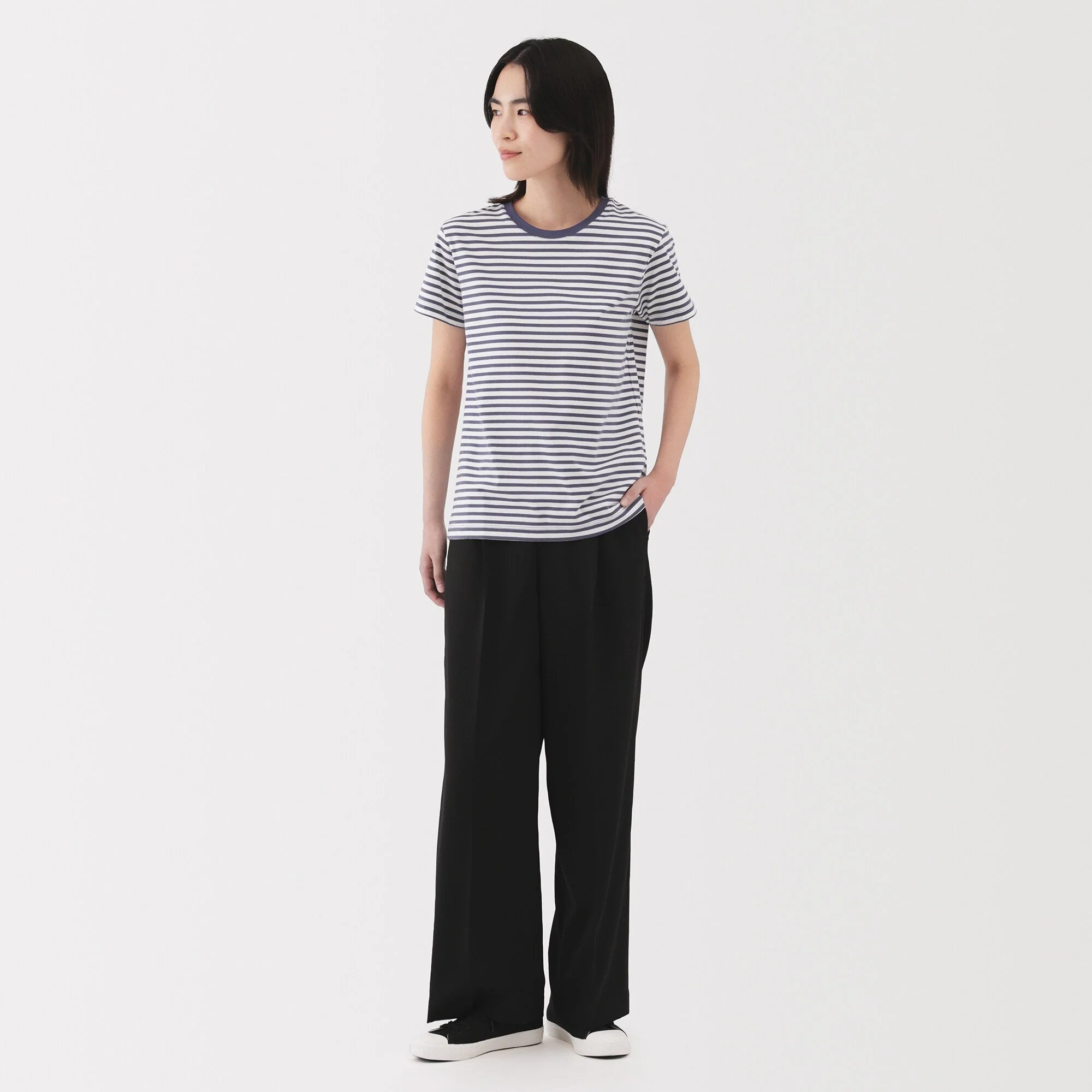 Women's Jersey Crew Neck Short Sleeve T-Shirt - Image 61