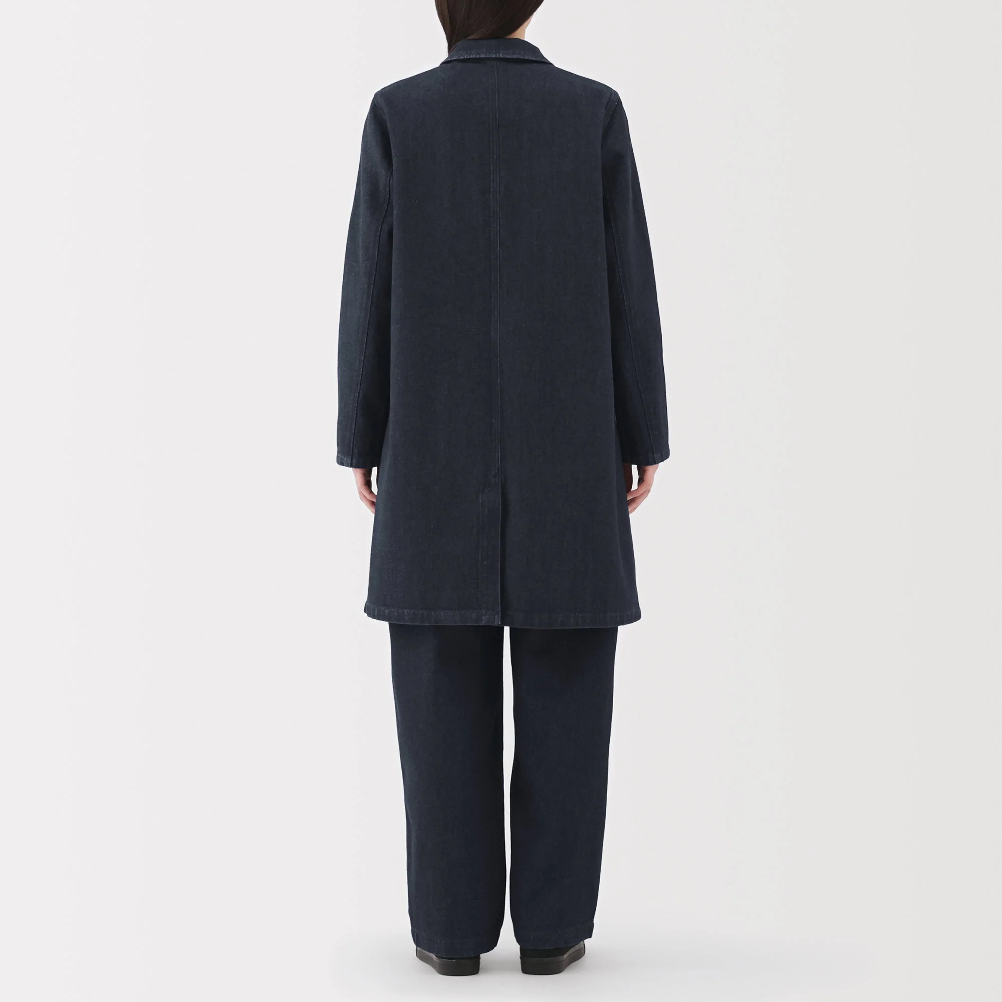 Kapok Blend Denim Coat - Image 15