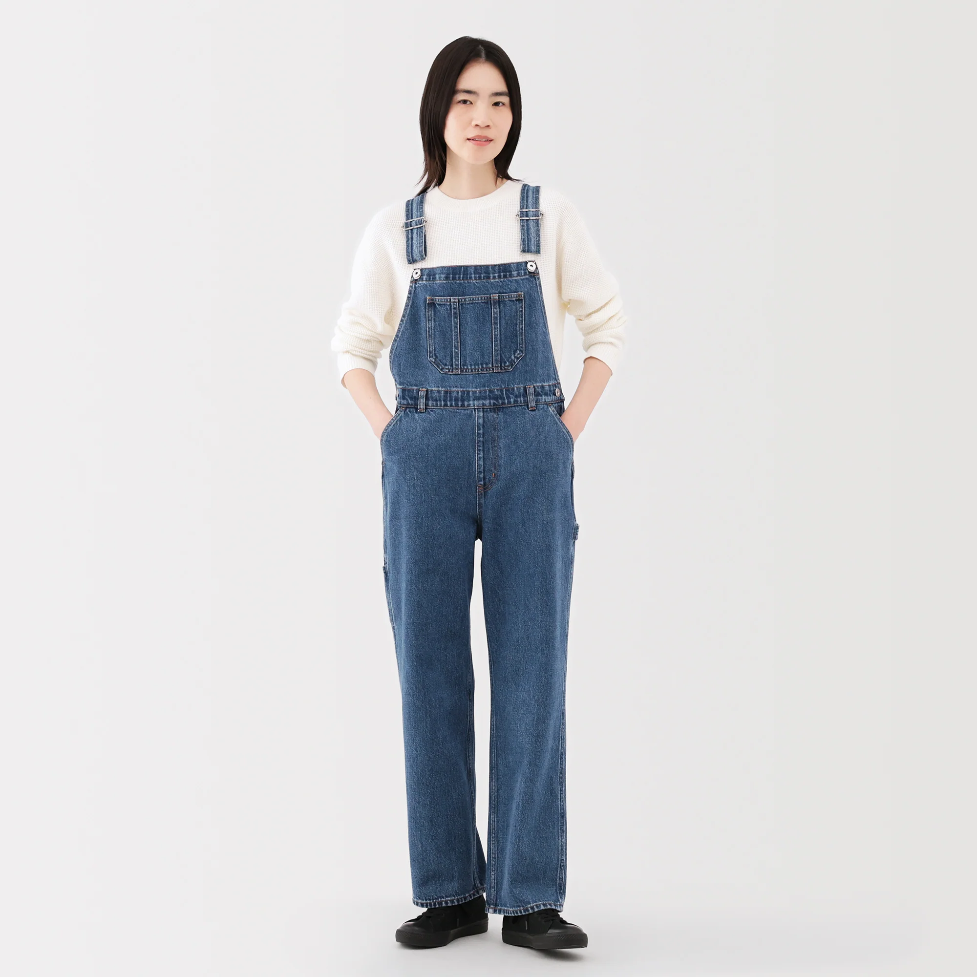 Kapok Blend Denim Overalls - Image 14