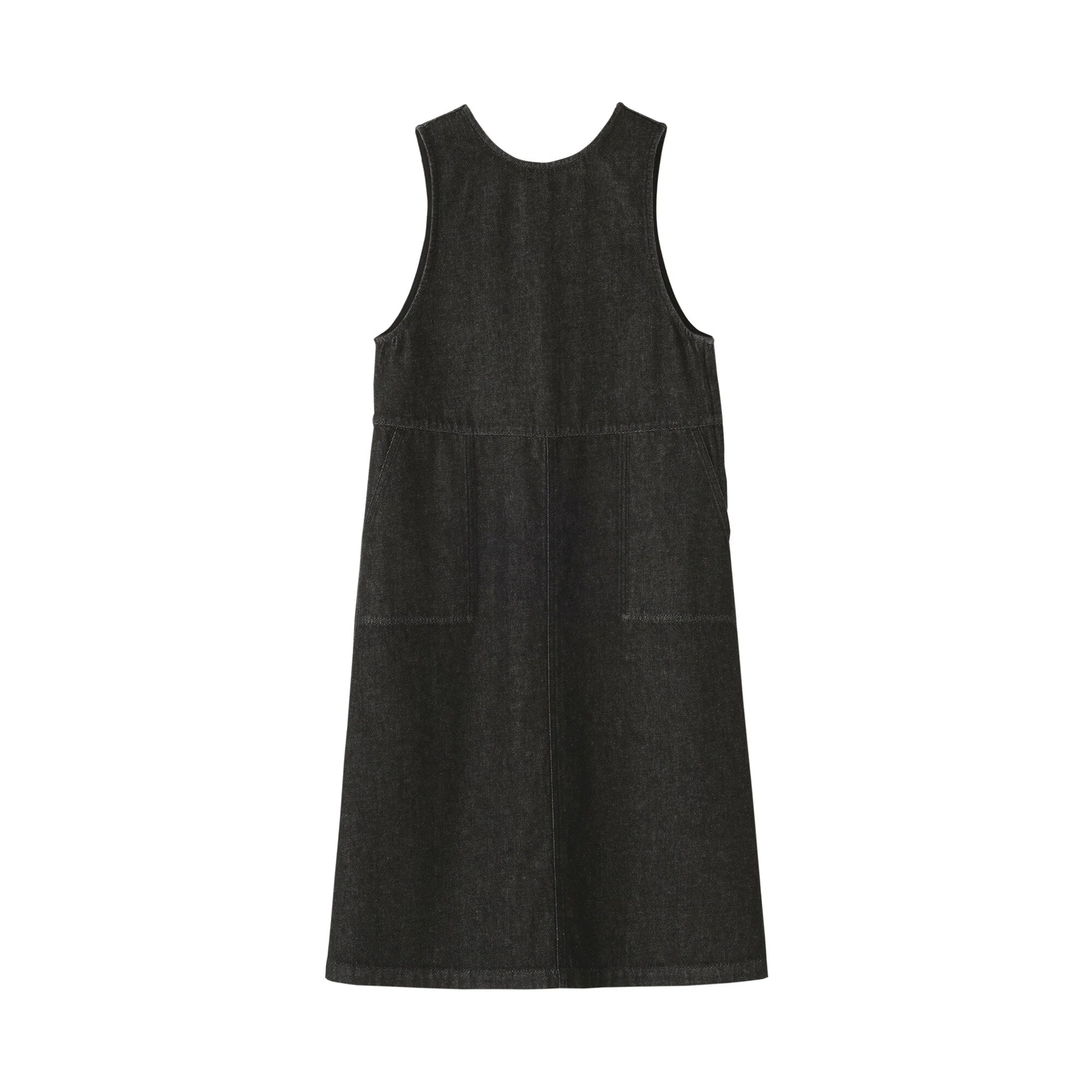 Women's Kapok Blend Denim Jumper Dress - Image 2