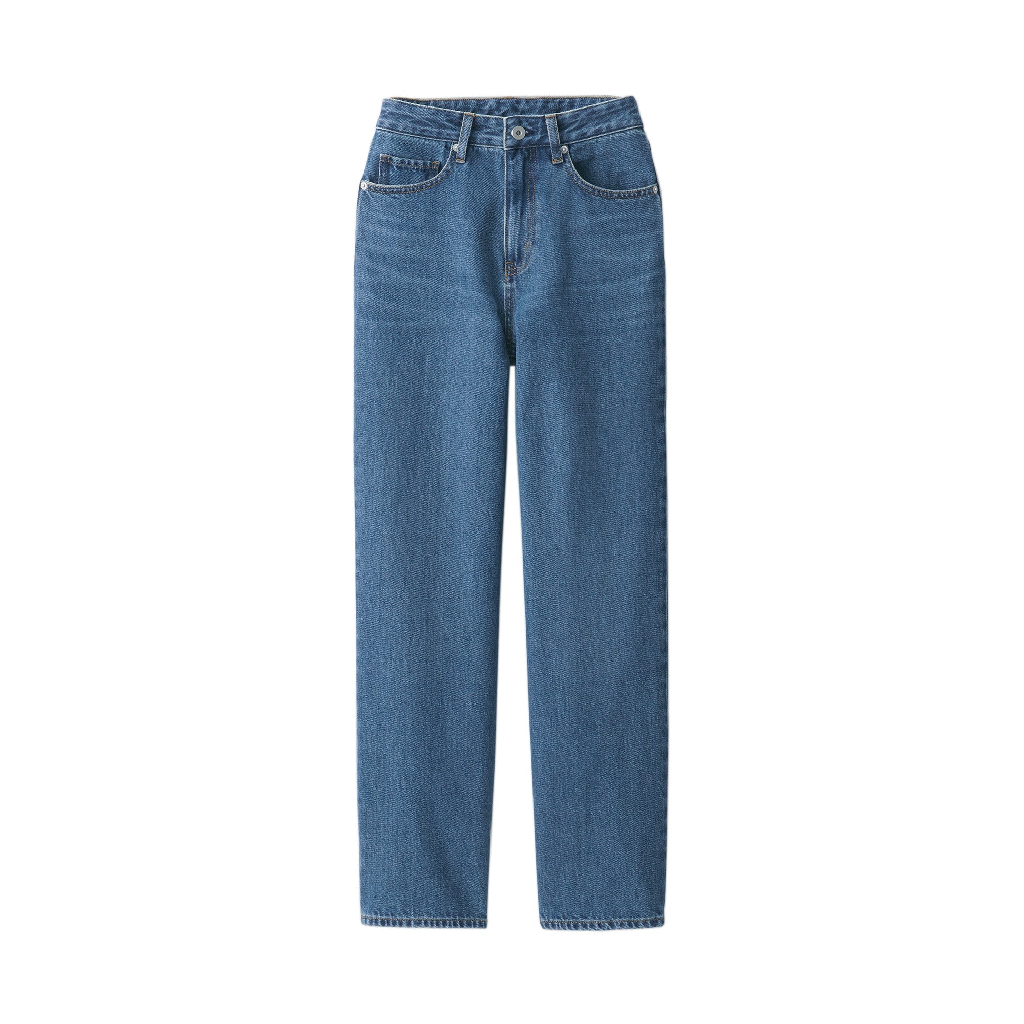 Women's Kapok Blend Denim Straight Pants - Image 11