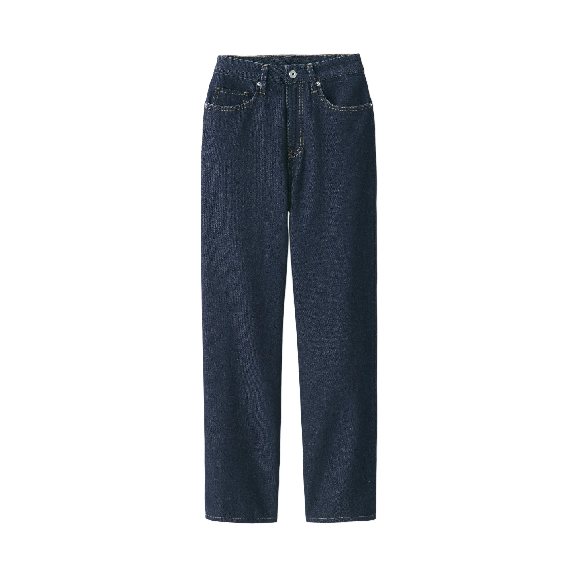 Women's Kapok Blend Denim Straight Pants - Image 2