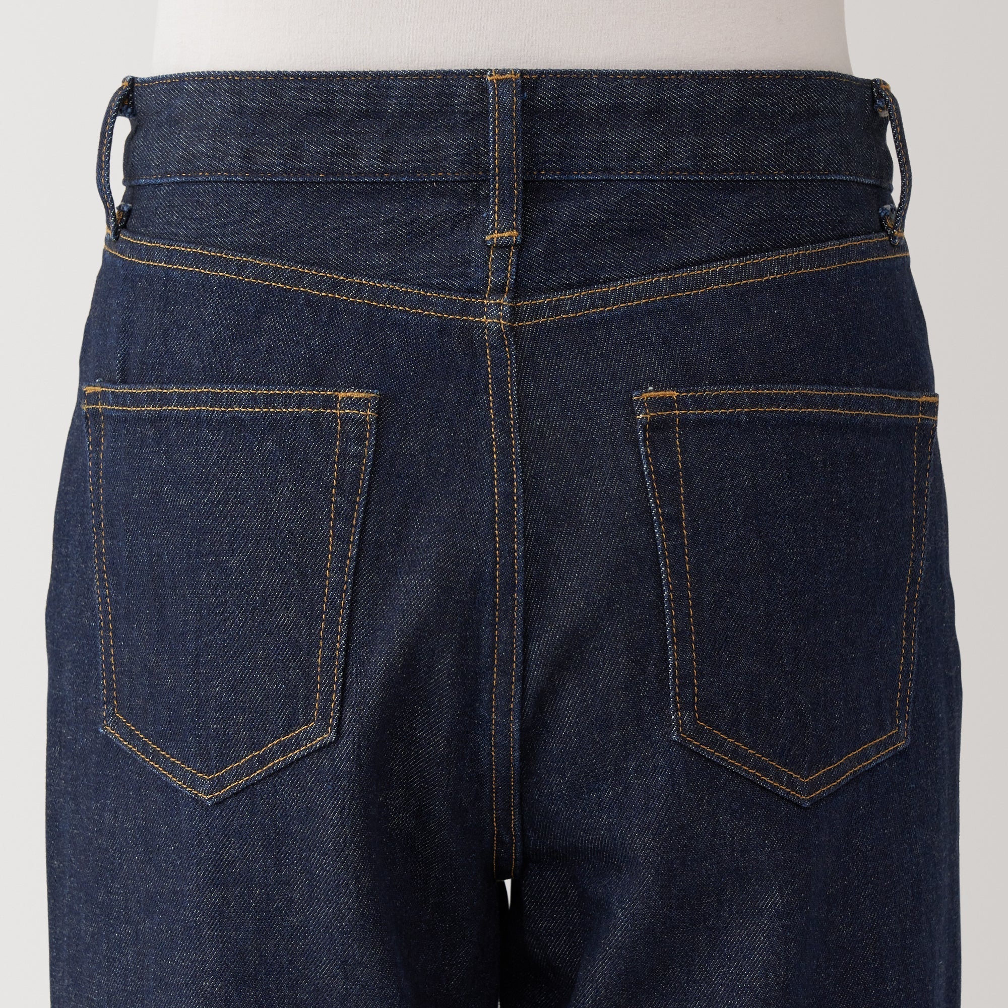 Women's Kapok Blend Denim Straight Pants - Image 8