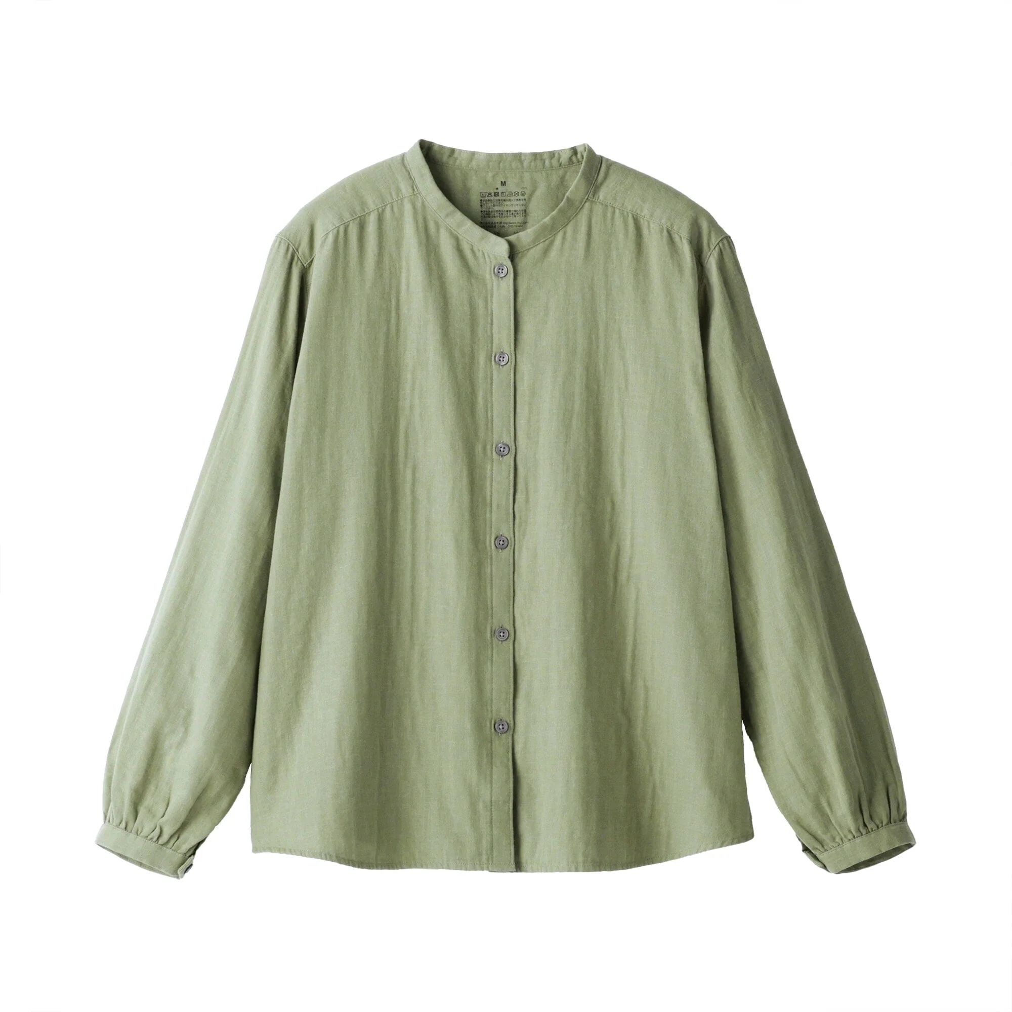 Women's Kapok Blend Double Gauze Blouse - Image 11
