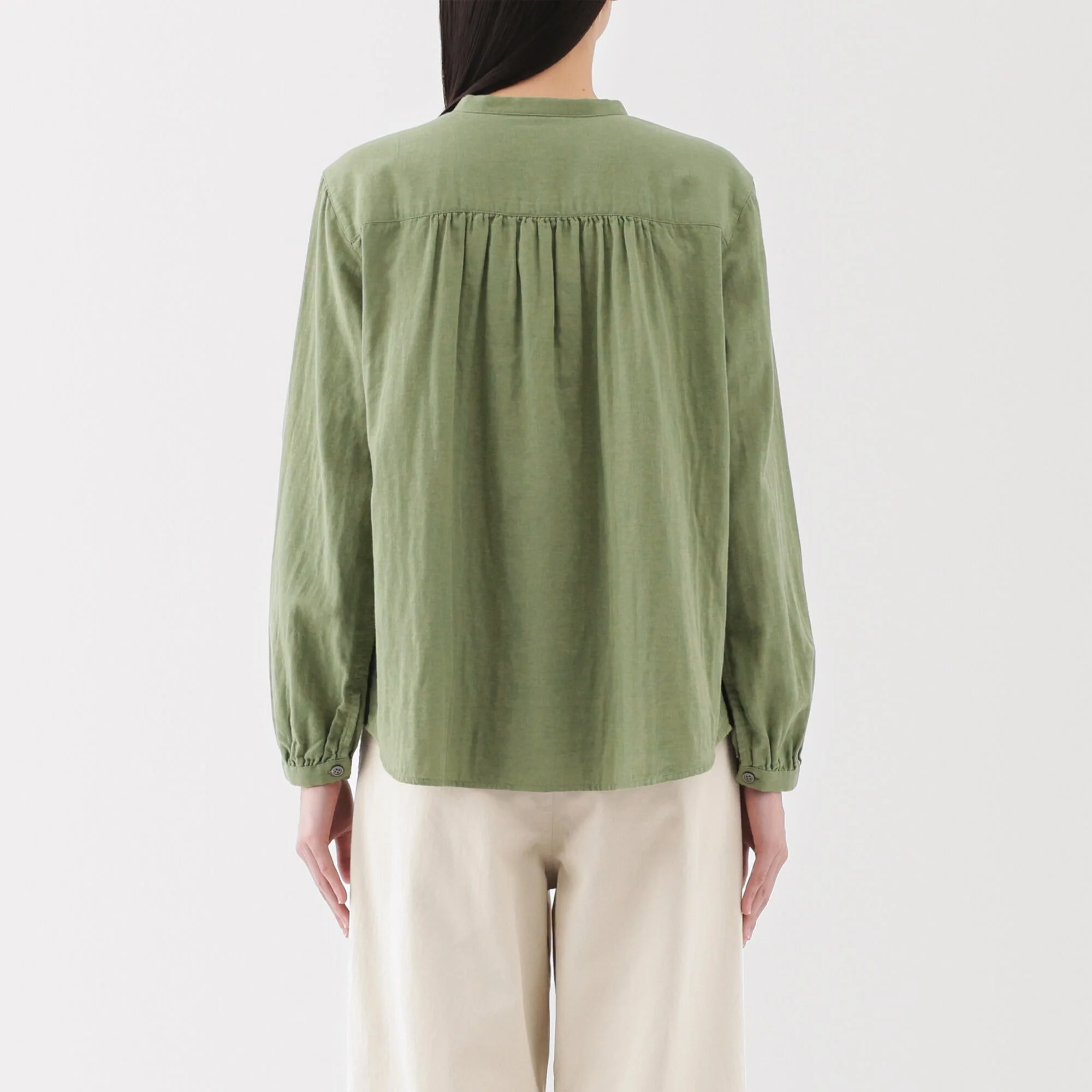 Women's Kapok Blend Double Gauze Blouse - Image 15