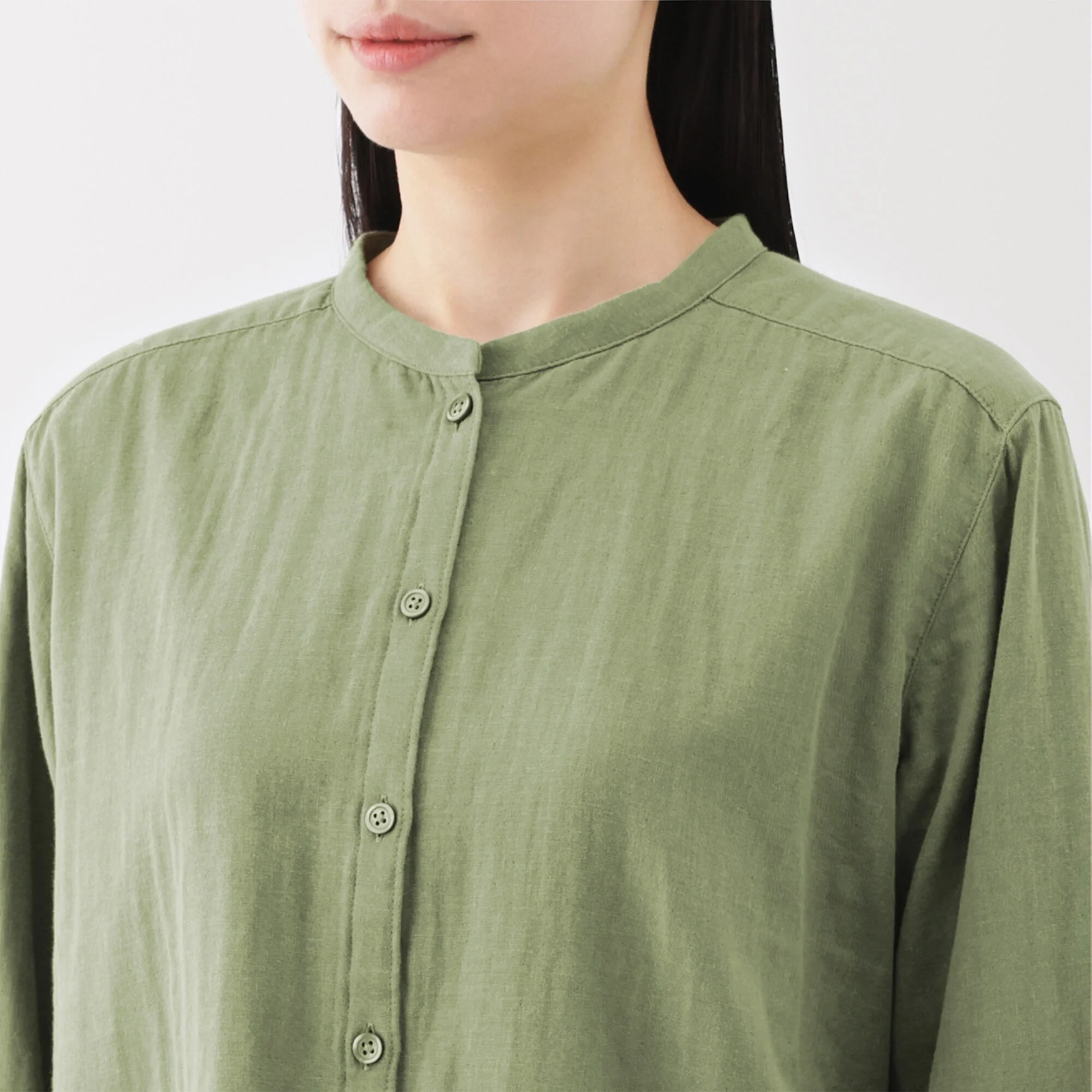 Women's Kapok Blend Double Gauze Blouse - Image 16