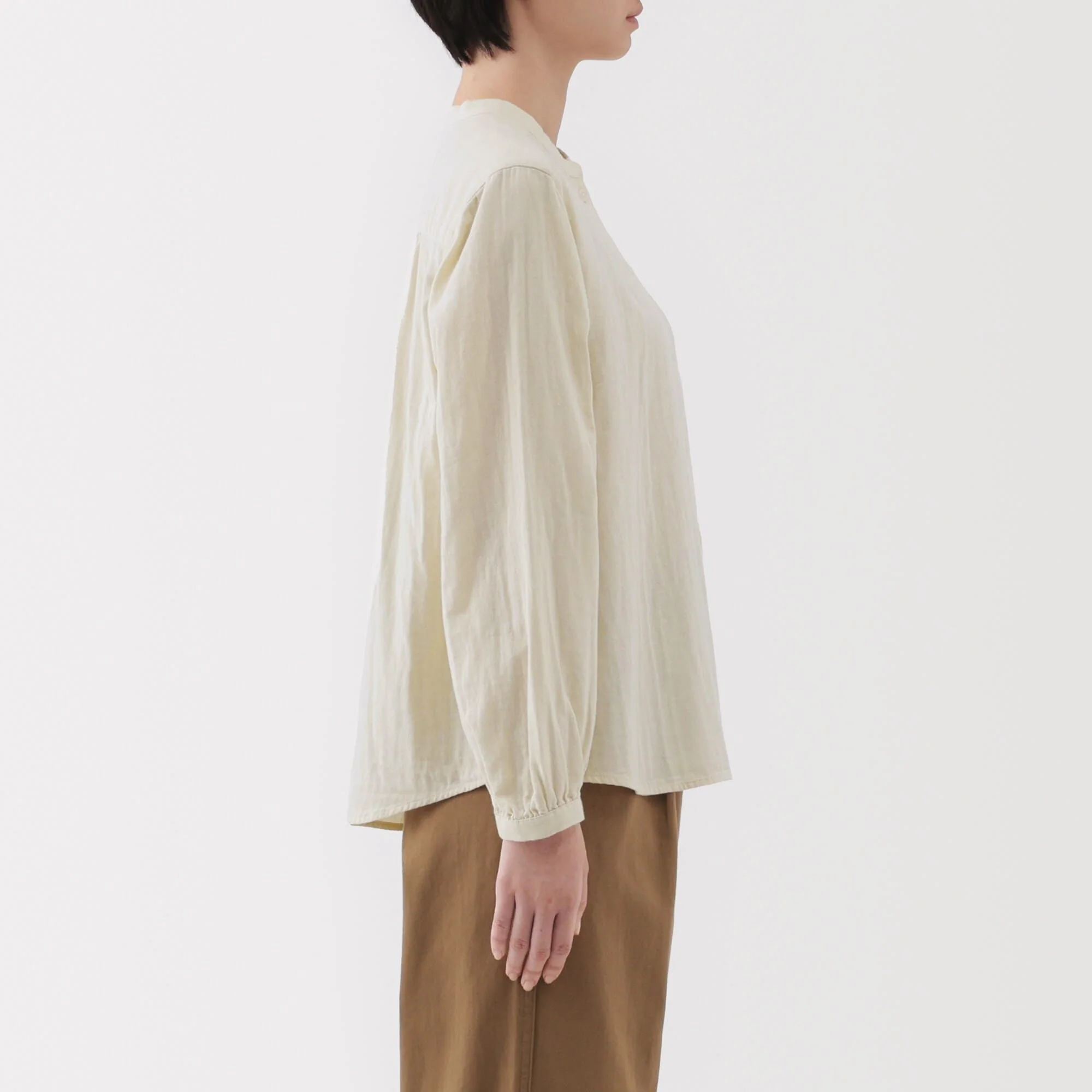 Women's Kapok Blend Double Gauze Blouse - Image 23