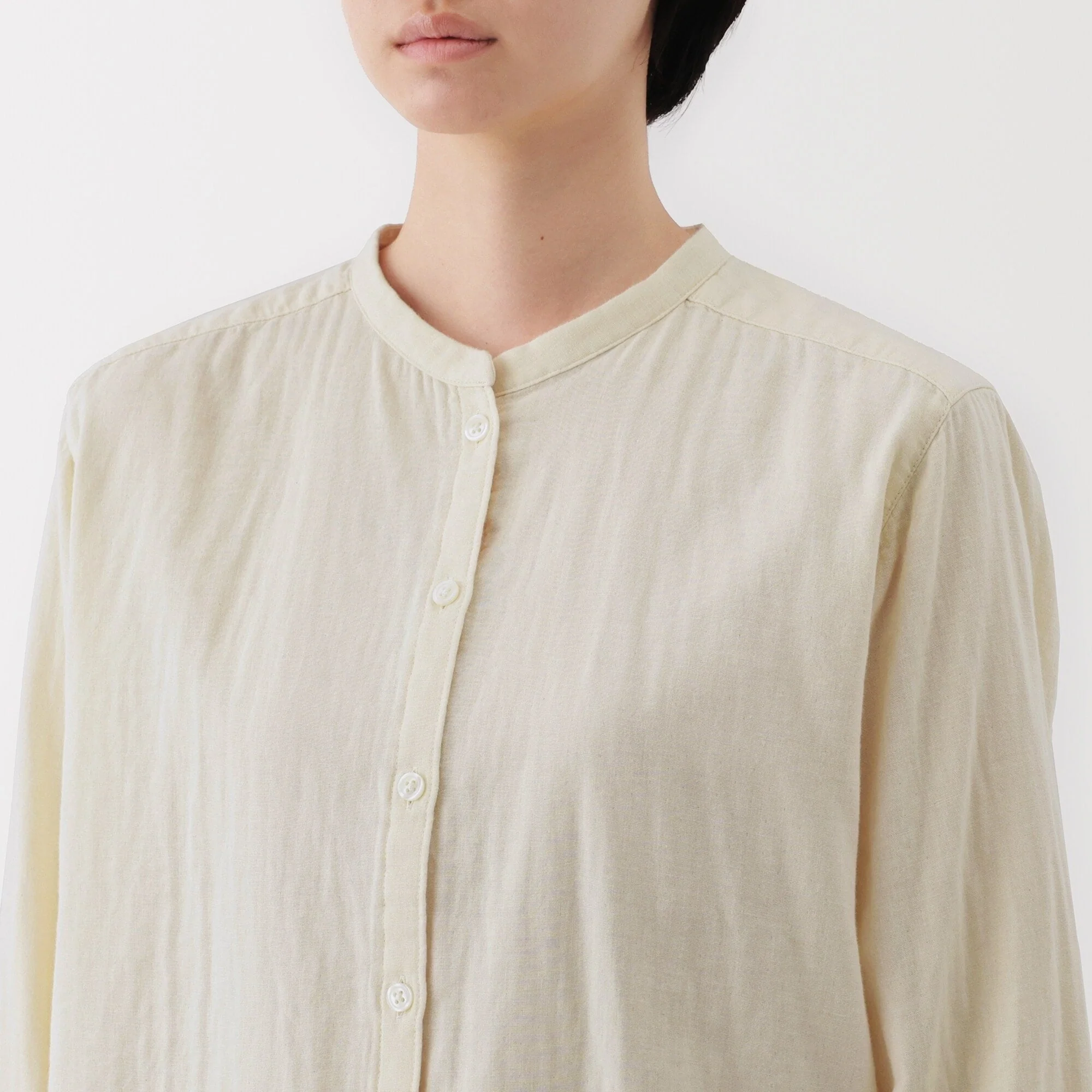 Women's Kapok Blend Double Gauze Blouse - Image 25