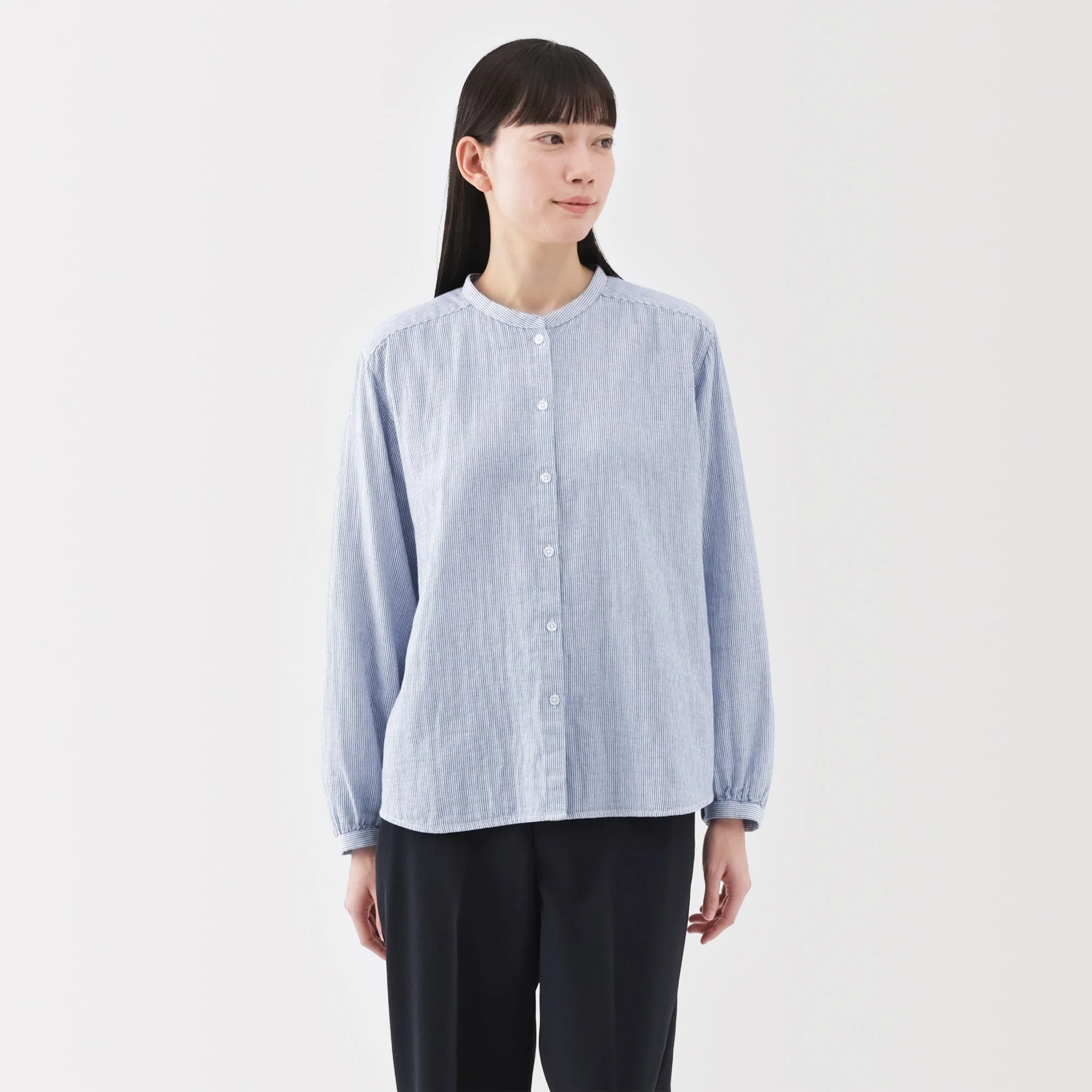 Women's Kapok Blend Double Gauze Blouse - Image 30
