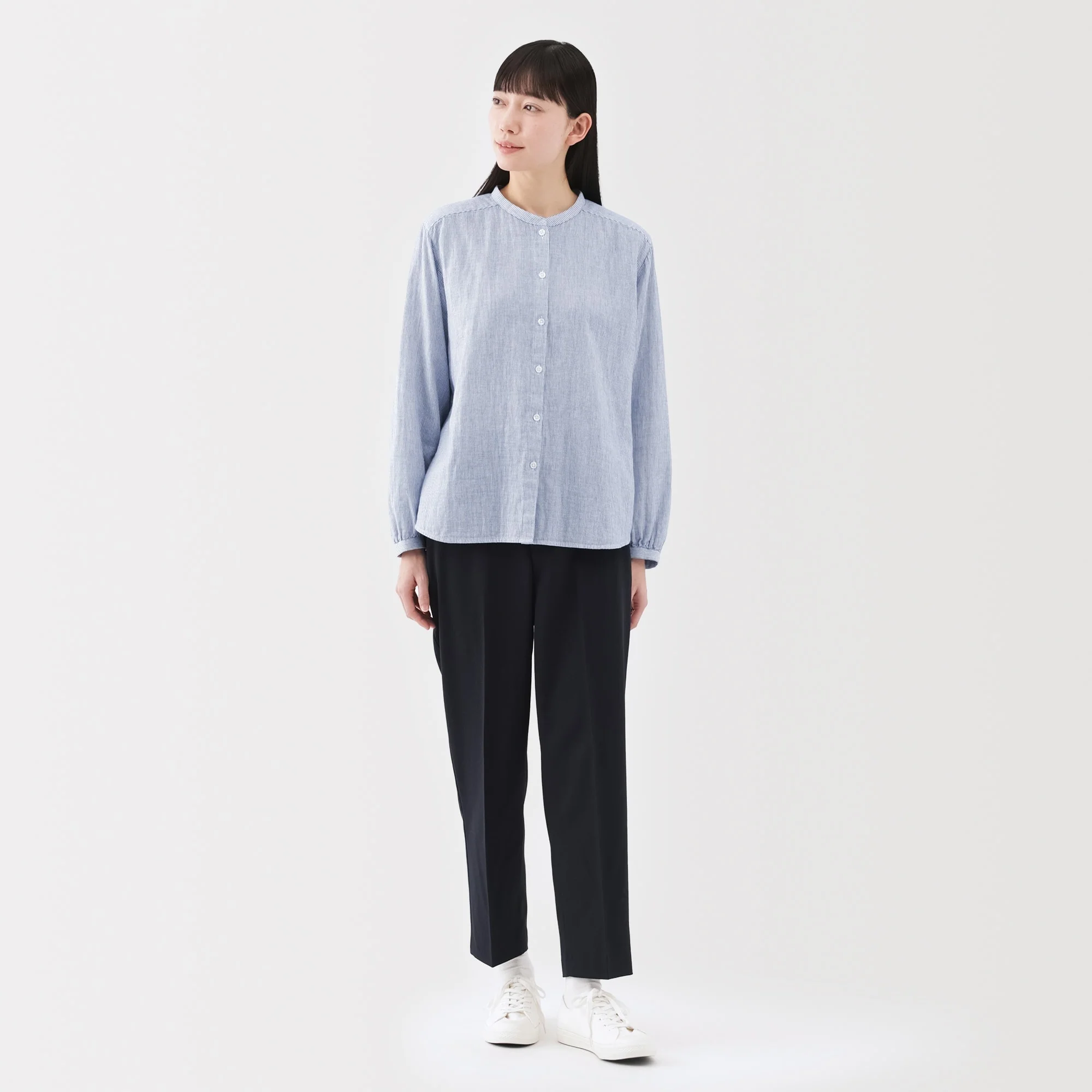 Women's Kapok Blend Double Gauze Blouse - Image 31