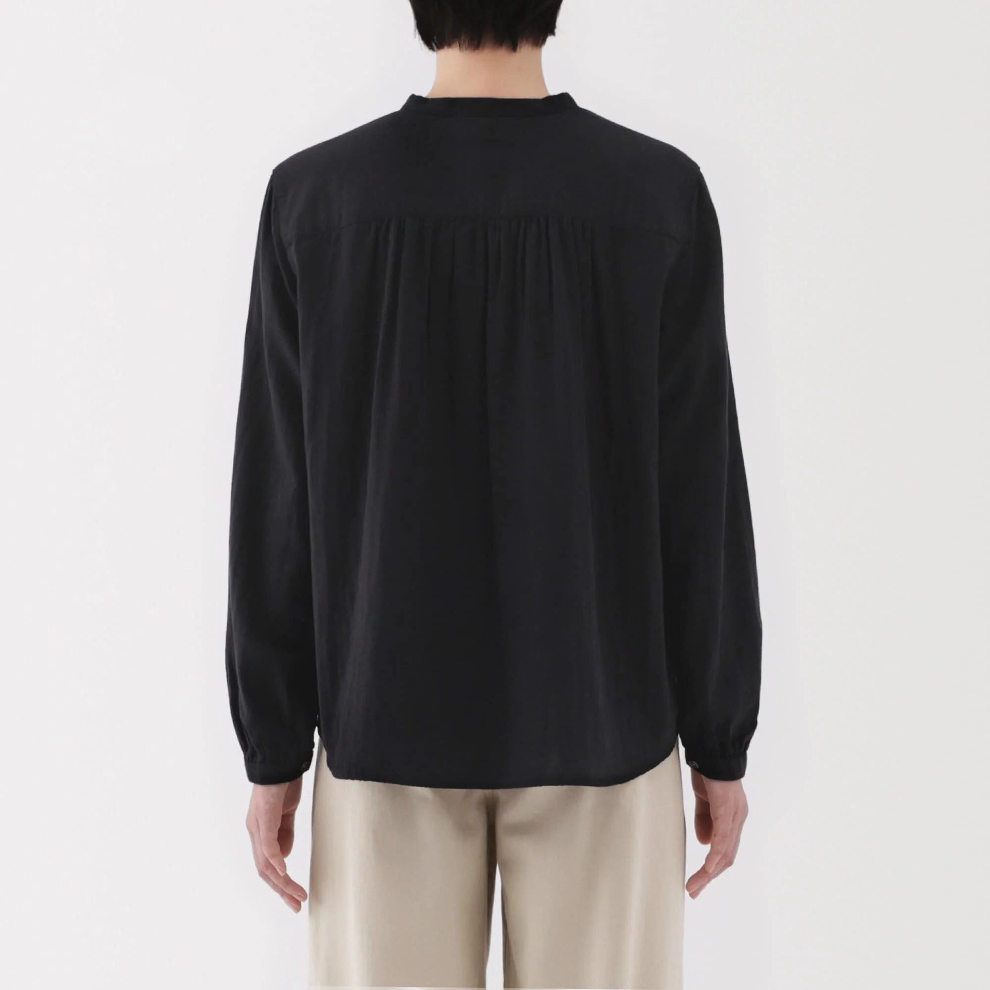 Women's Kapok Blend Double Gauze Blouse - Image 6