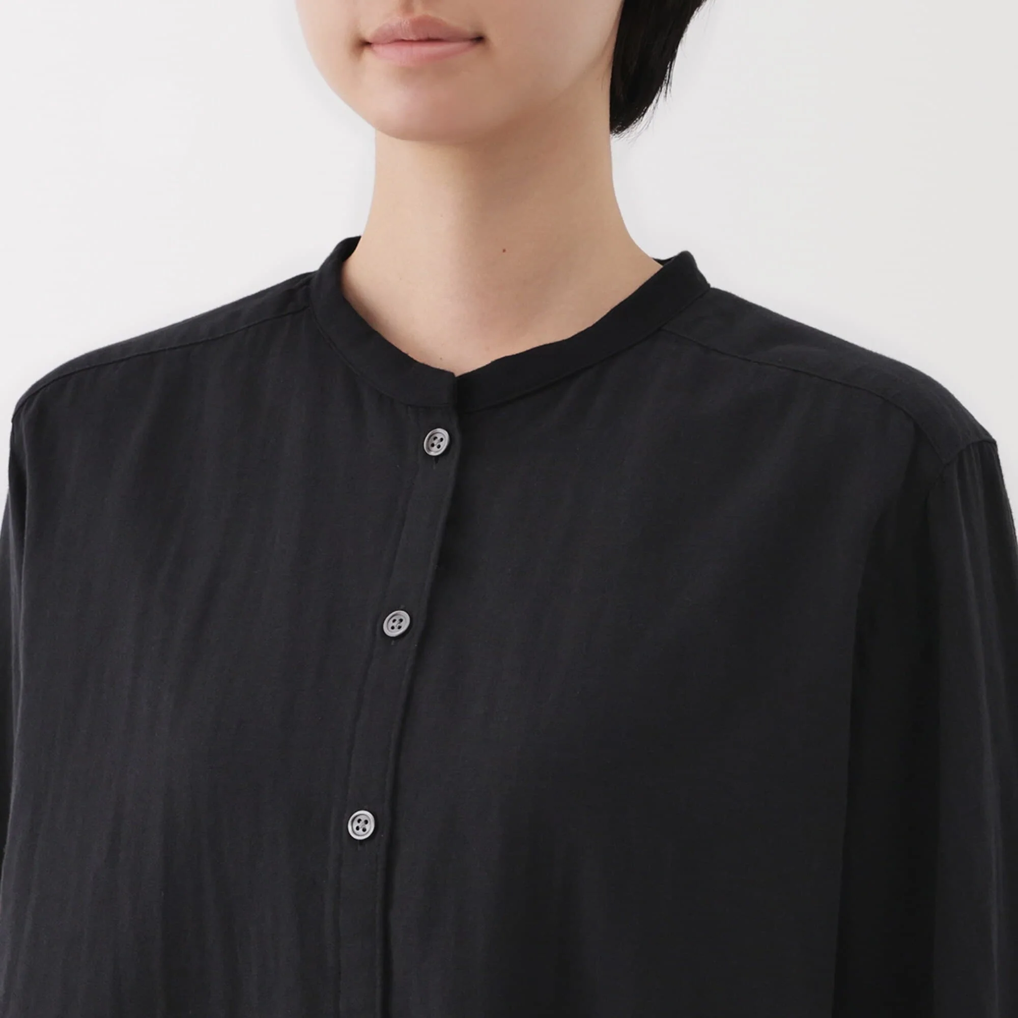 Women's Kapok Blend Double Gauze Blouse - Image 7