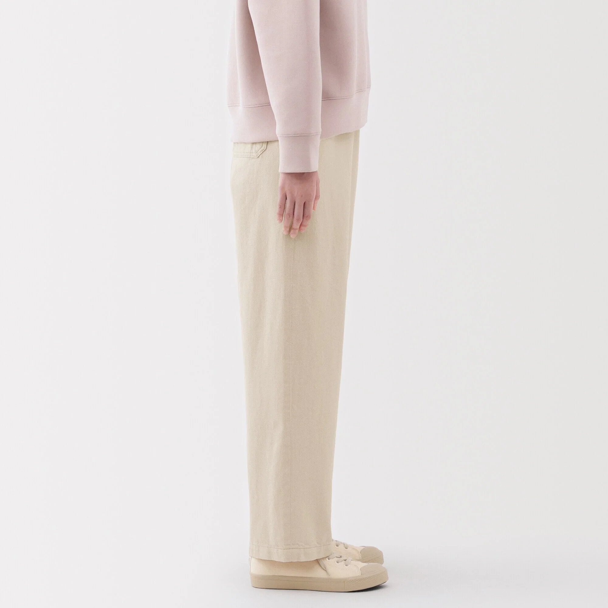 Kapok Blend Wide Tapered Pants - Image 5