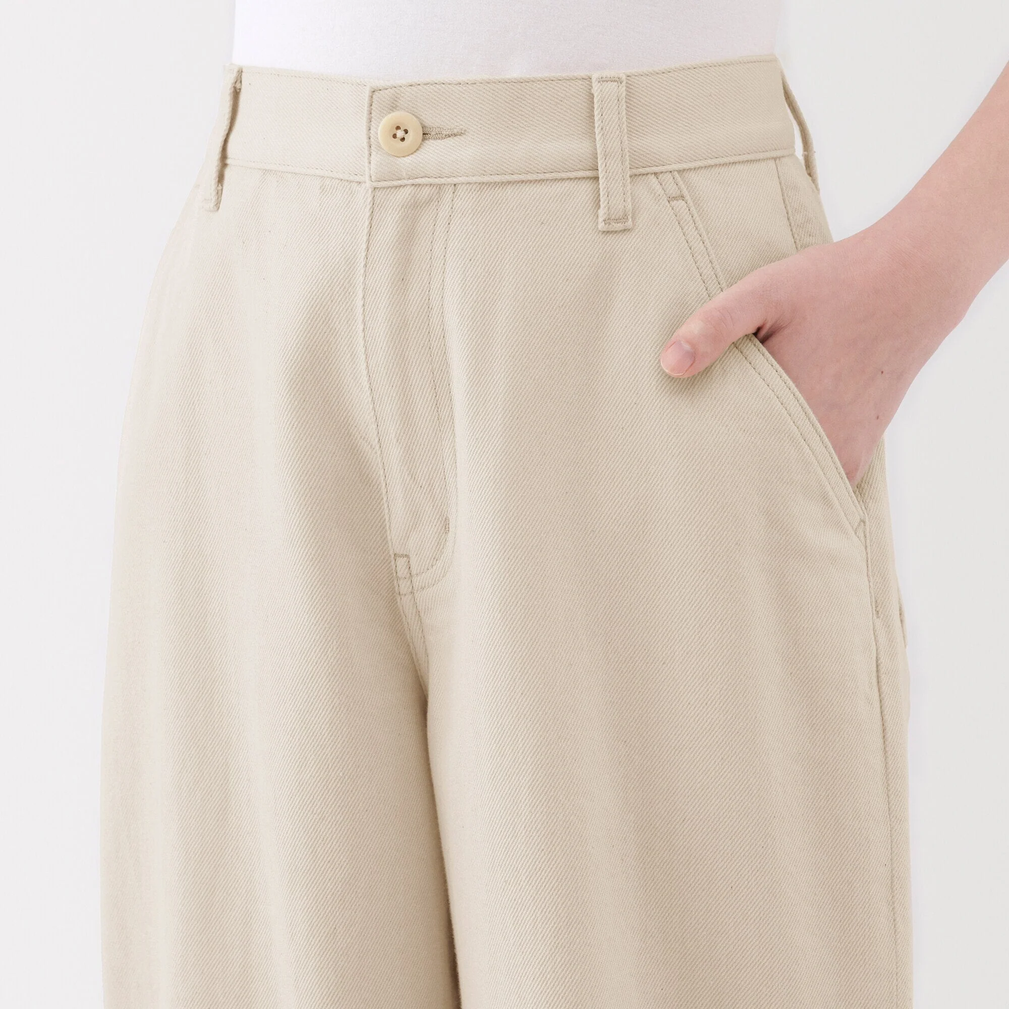 Kapok Blend Wide Tapered Pants - Image 6
