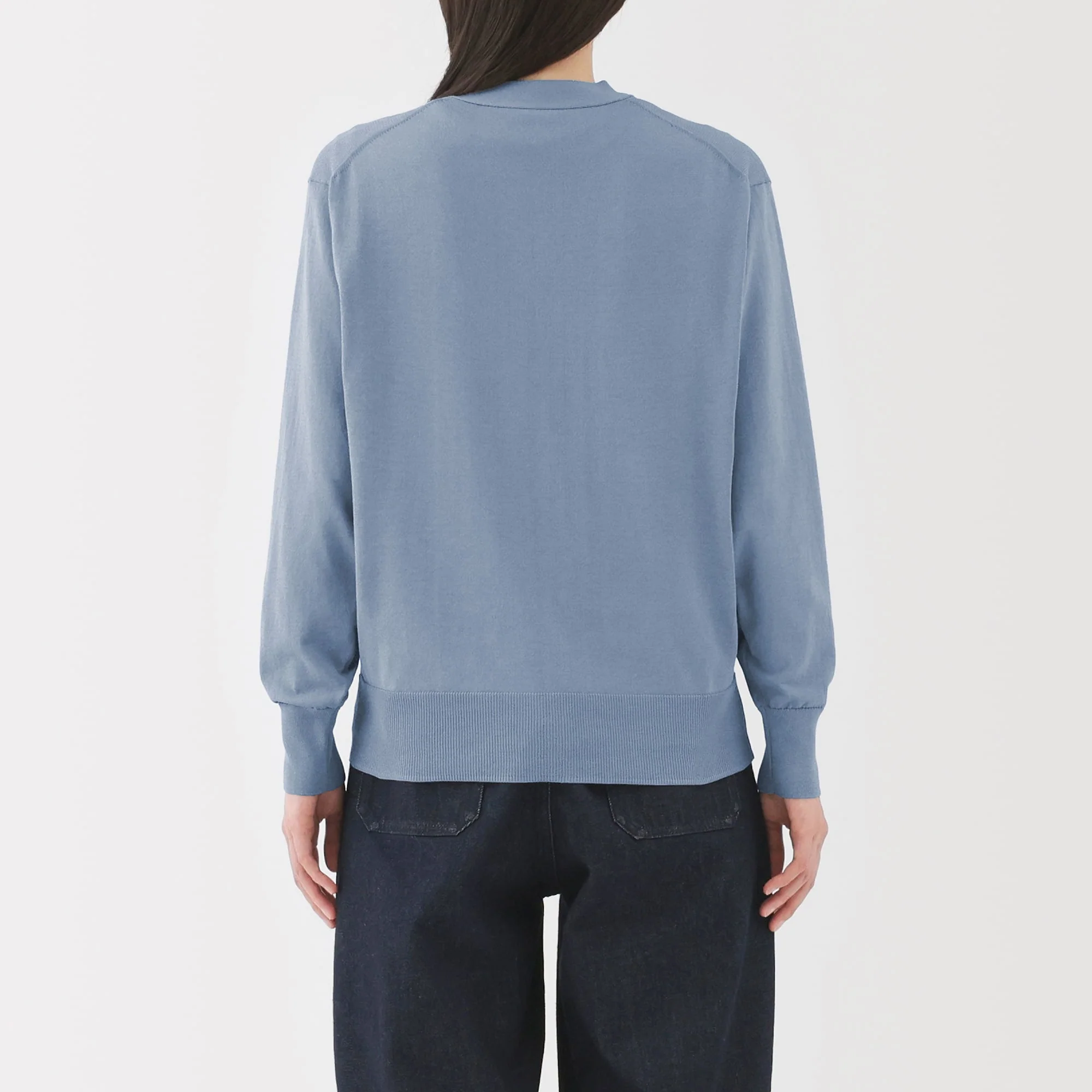 Women's Light Knit V-Neck Cardigan - Image 14