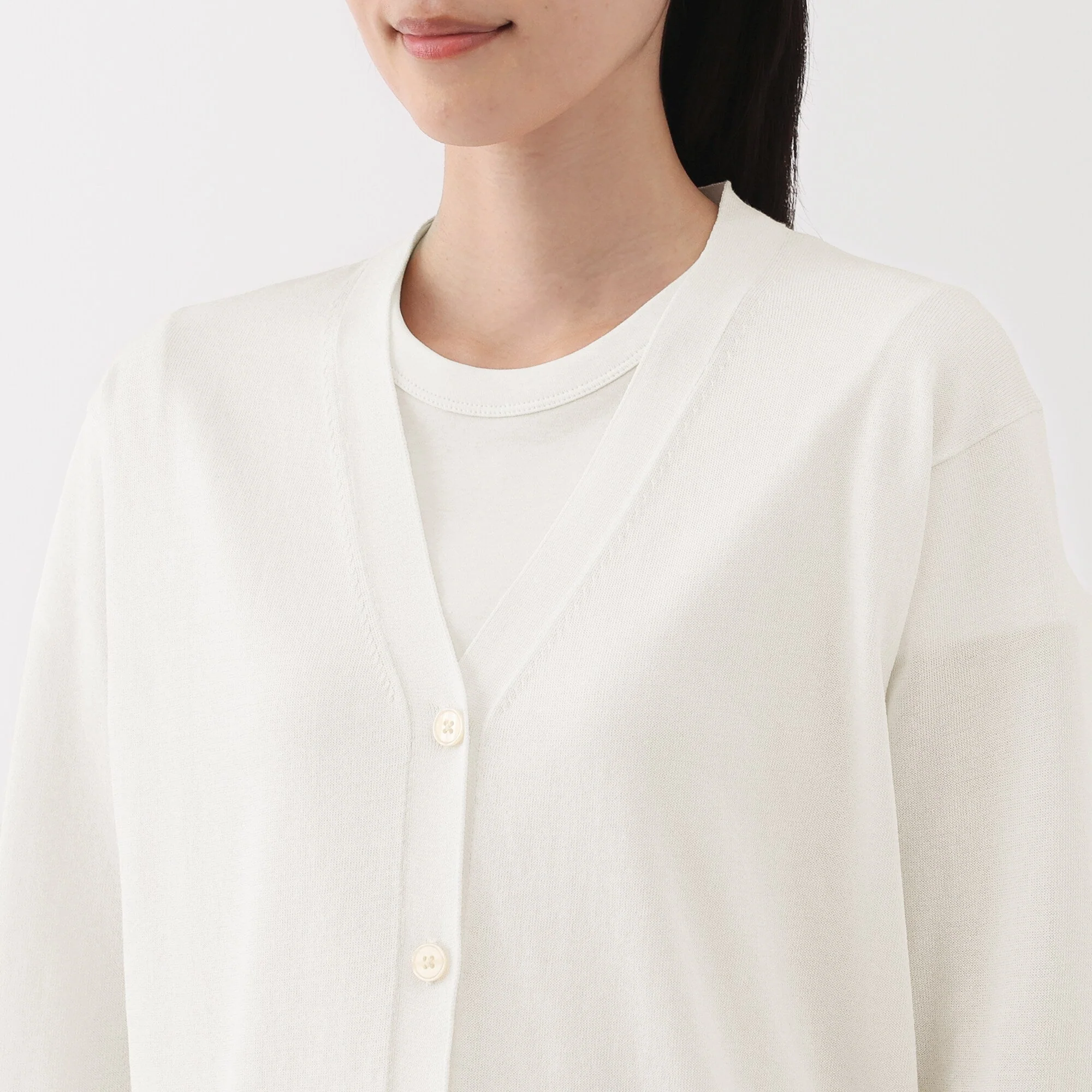 Women's Light Knit V-Neck Cardigan - Image 23