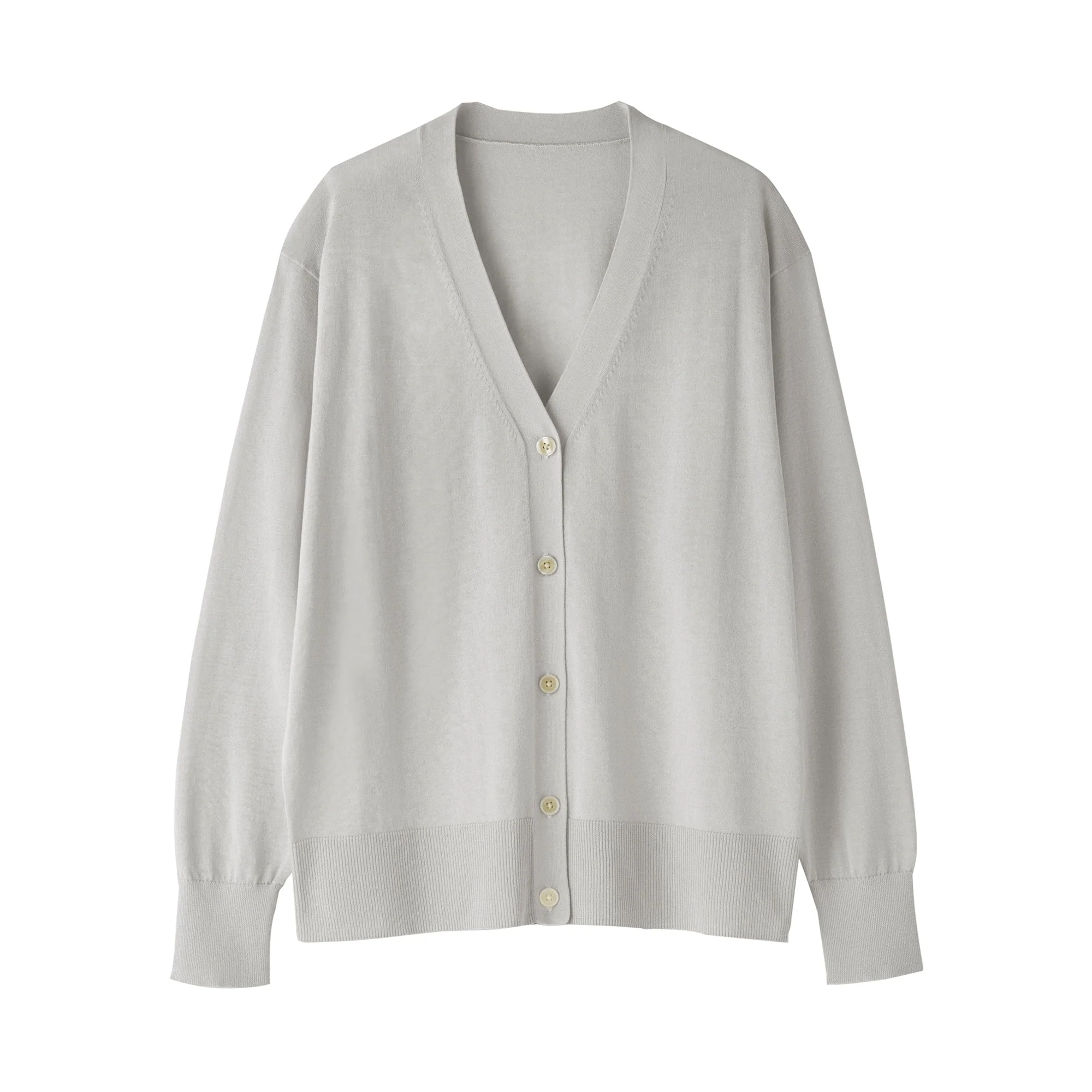 Women's Light Knit V-Neck Cardigan - Image 26