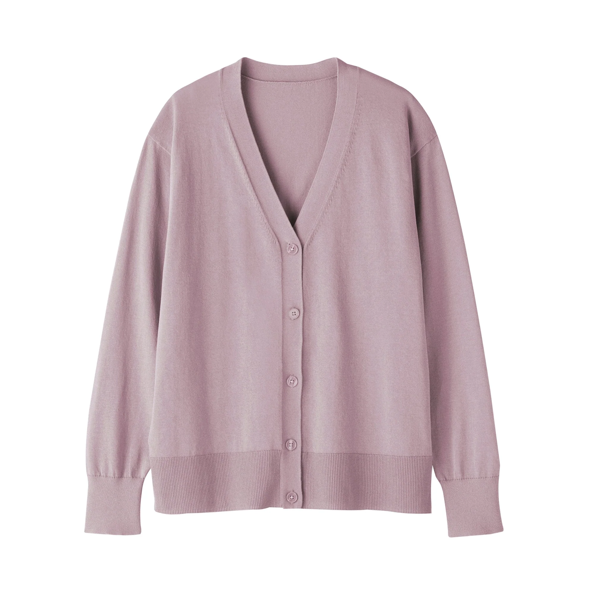 Women's Light Knit V-Neck Cardigan - Image 34