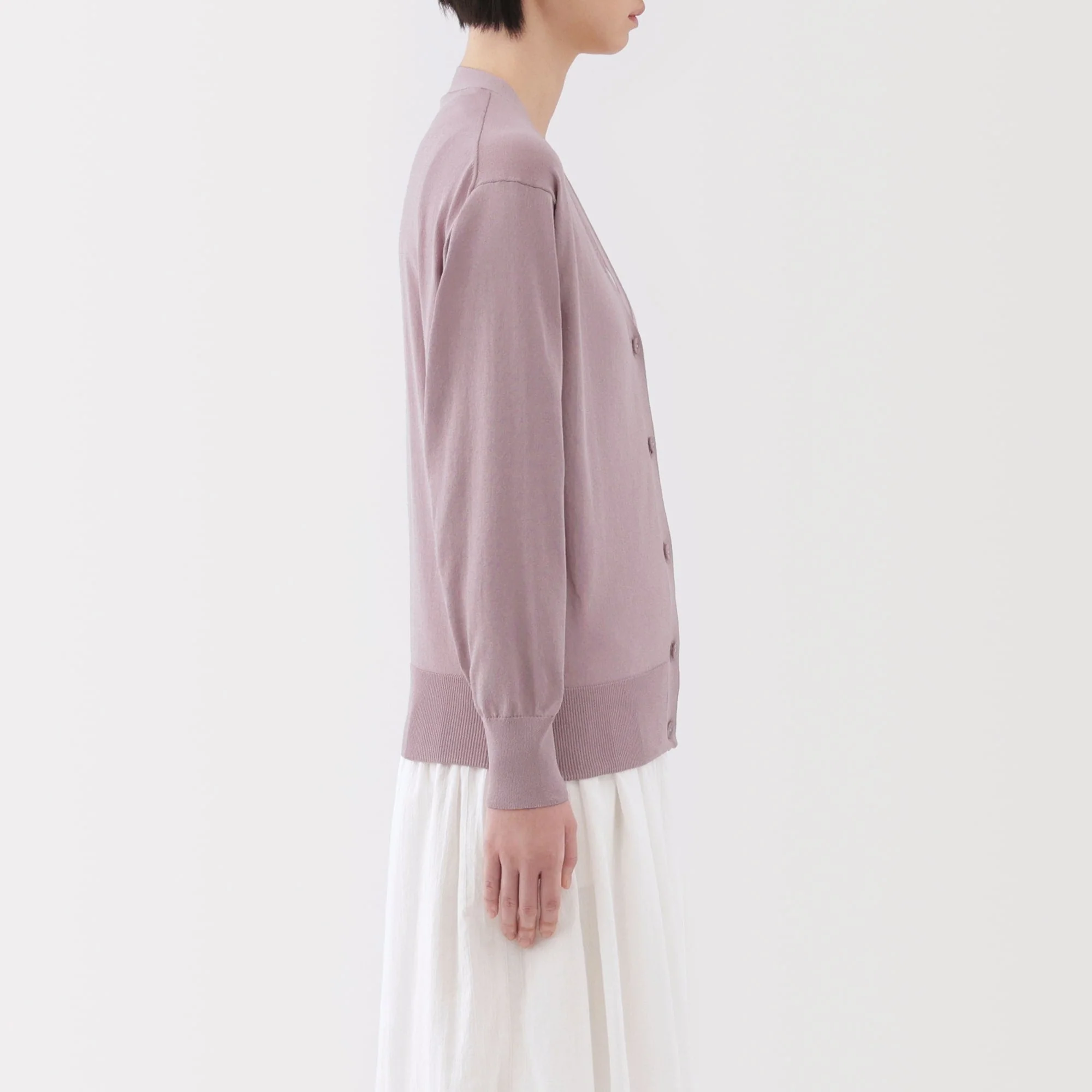Women's Light Knit V-Neck Cardigan - Image 37