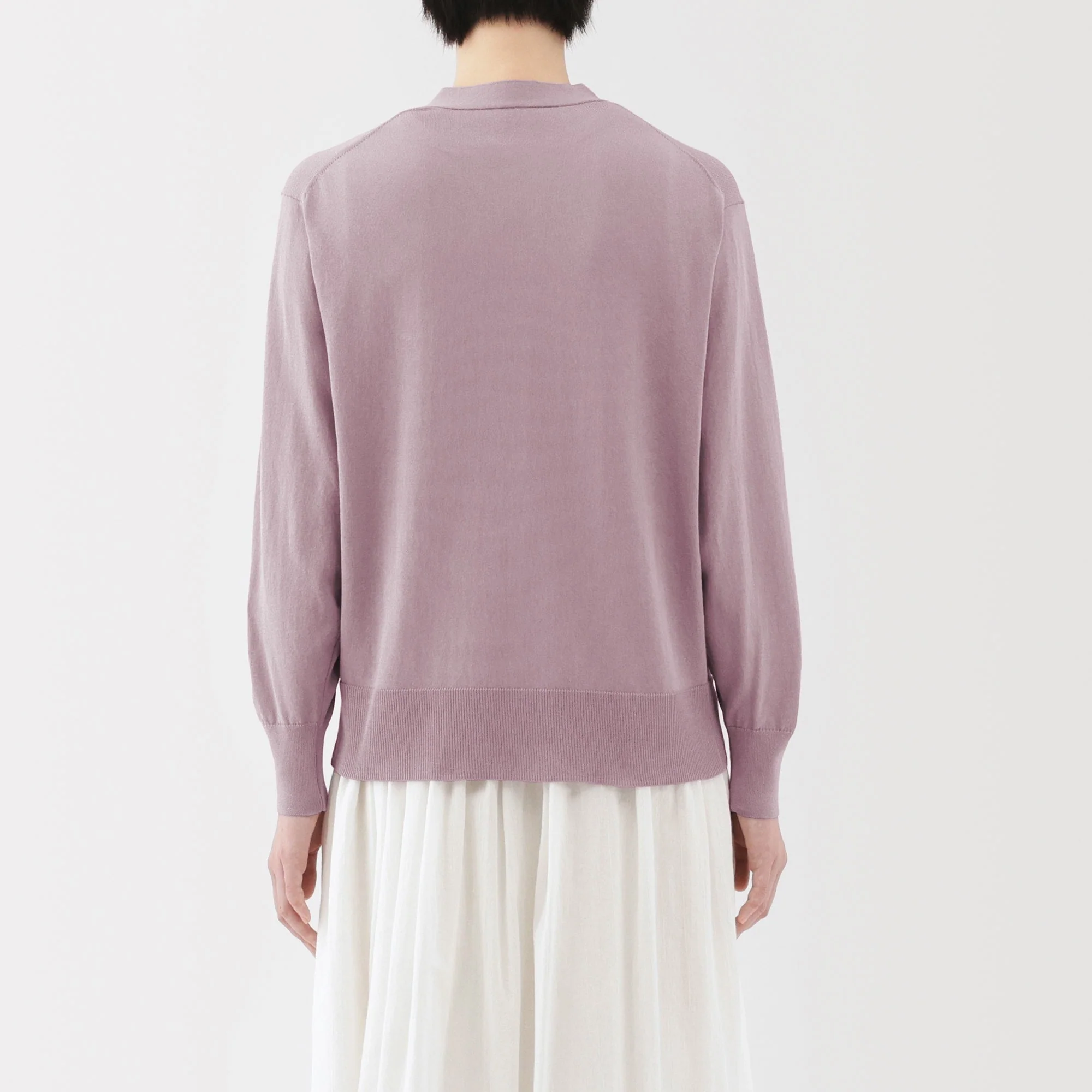 Women's Light Knit V-Neck Cardigan - Image 38