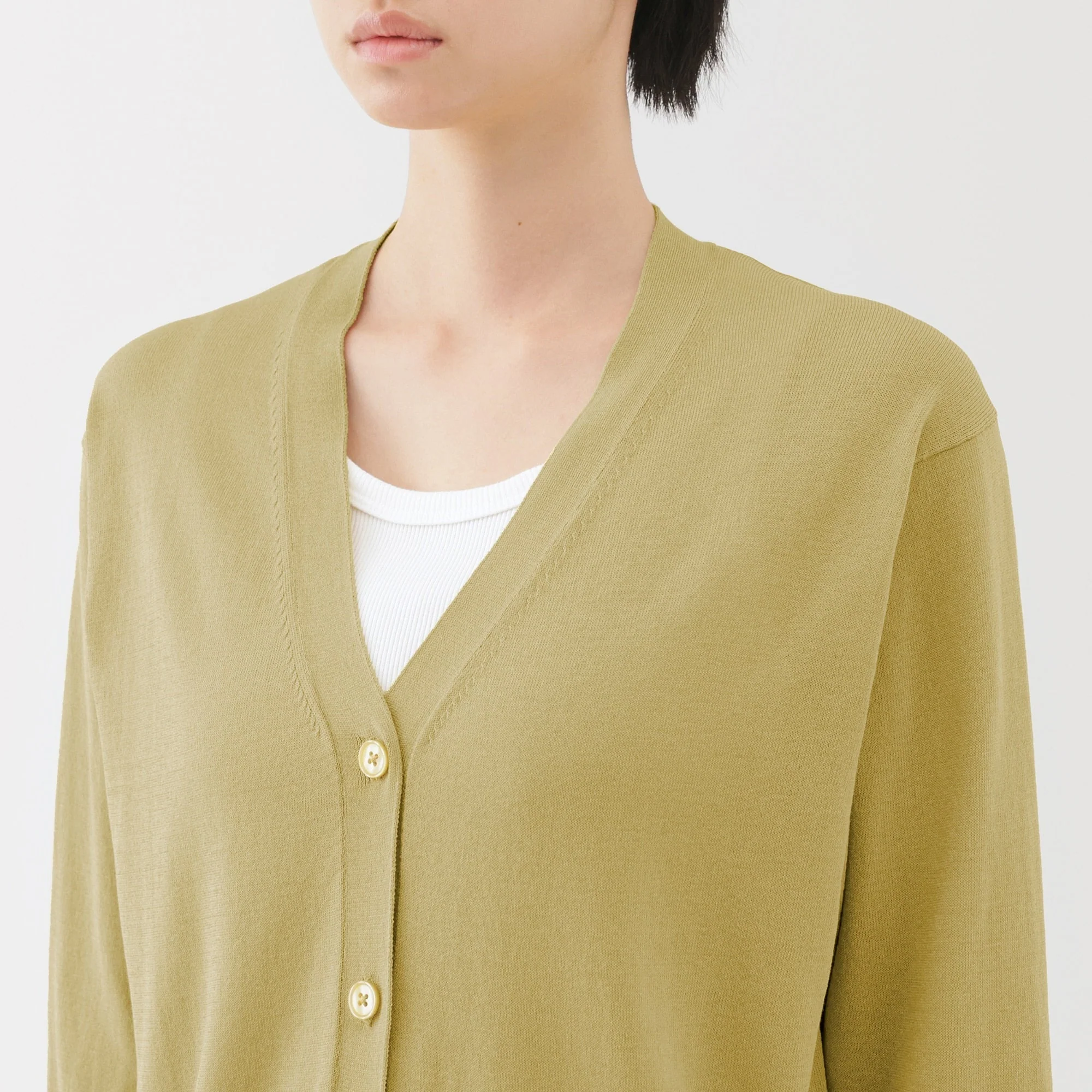 Women's Light Knit V-Neck Cardigan - Image 47