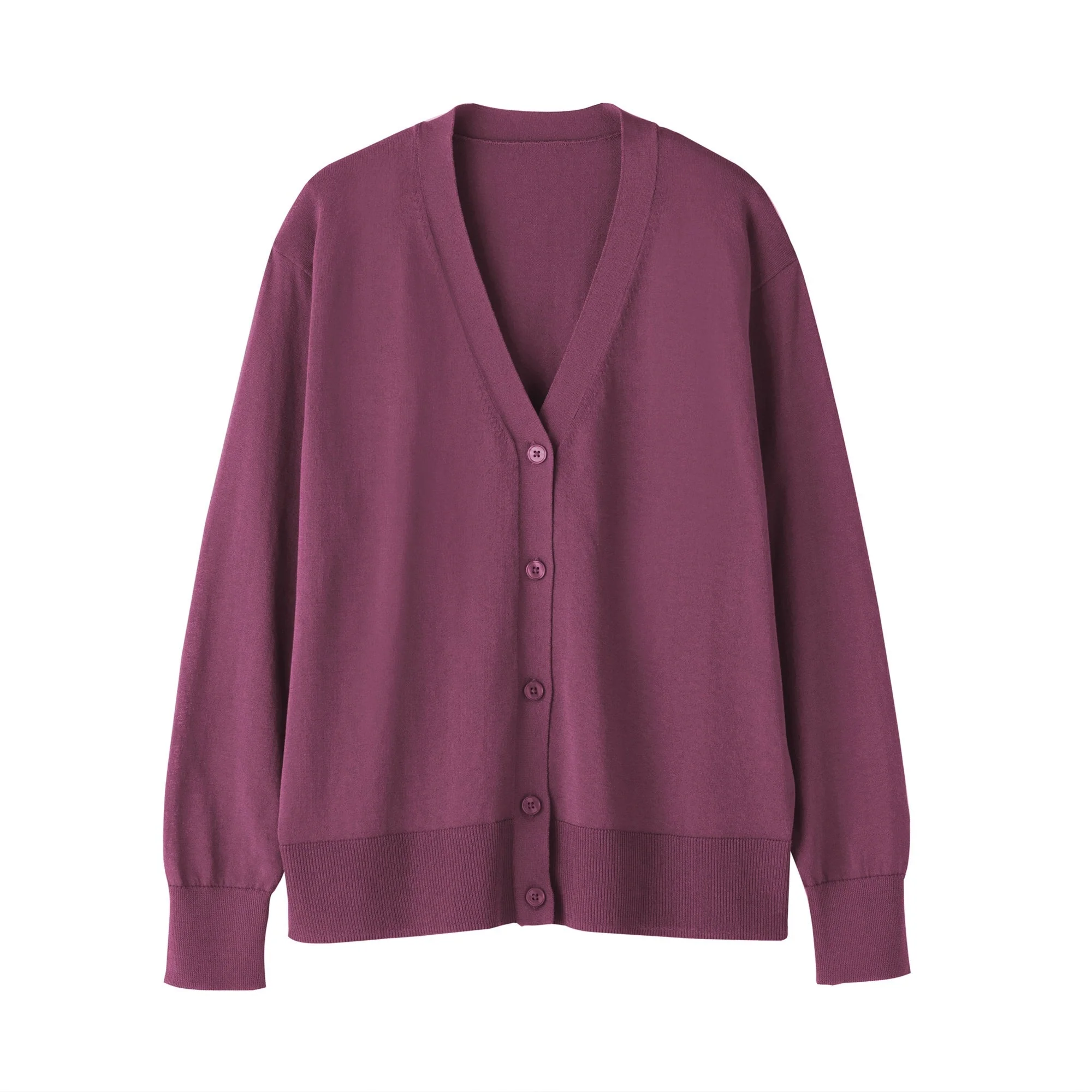 Women's Light Knit V-Neck Cardigan - Image 58