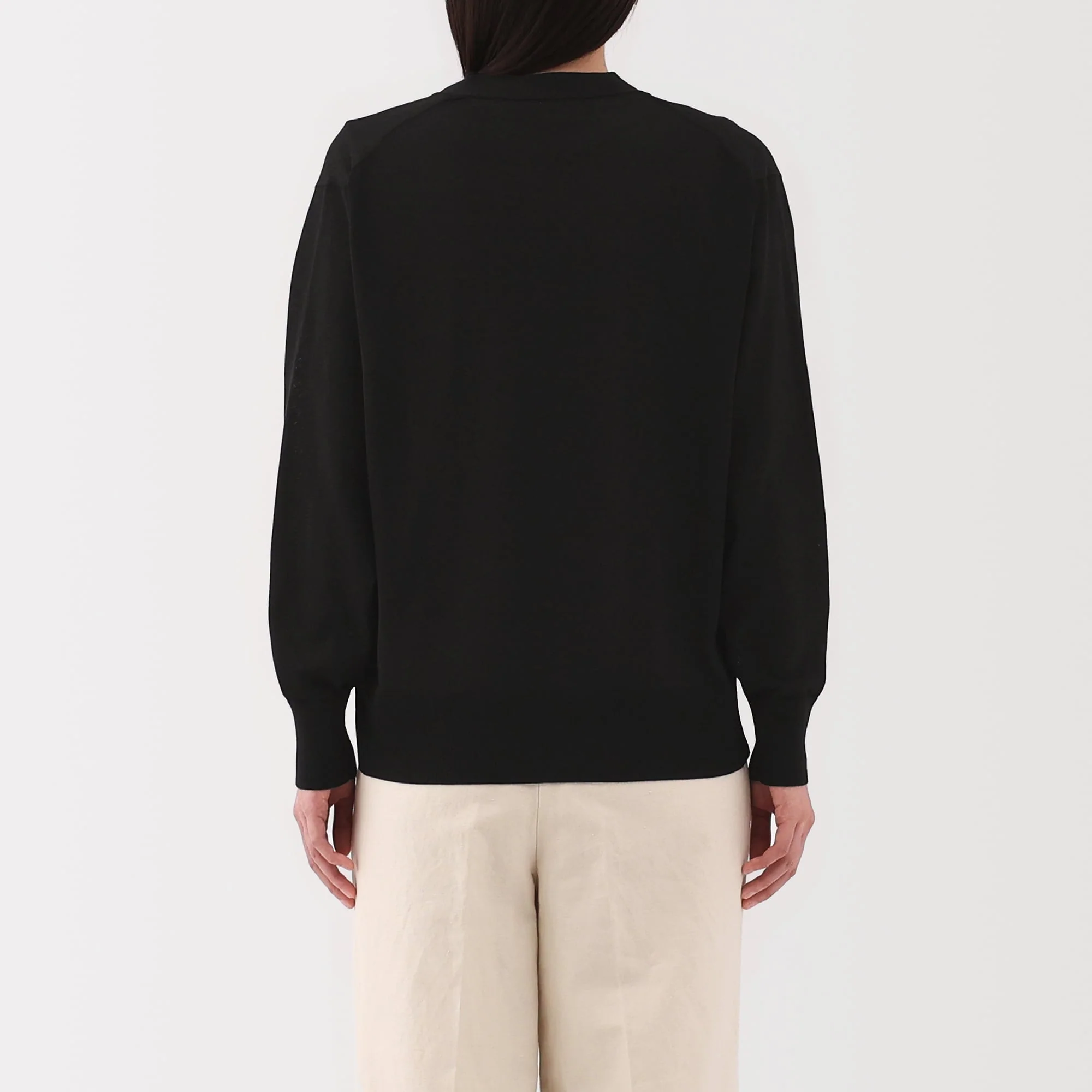 Women's Light Knit V-Neck Cardigan - Image 6