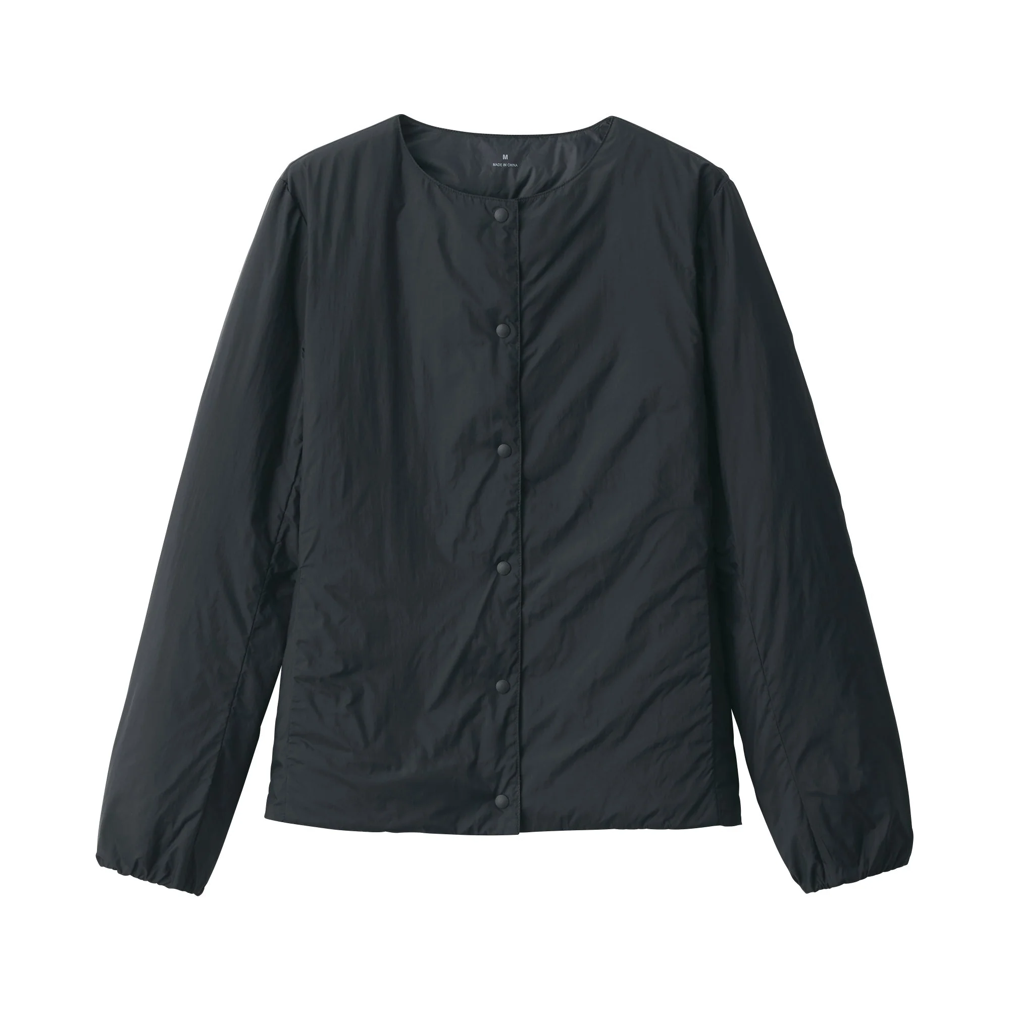 Women's Lightweight Down Collarless Jacket - Image 13